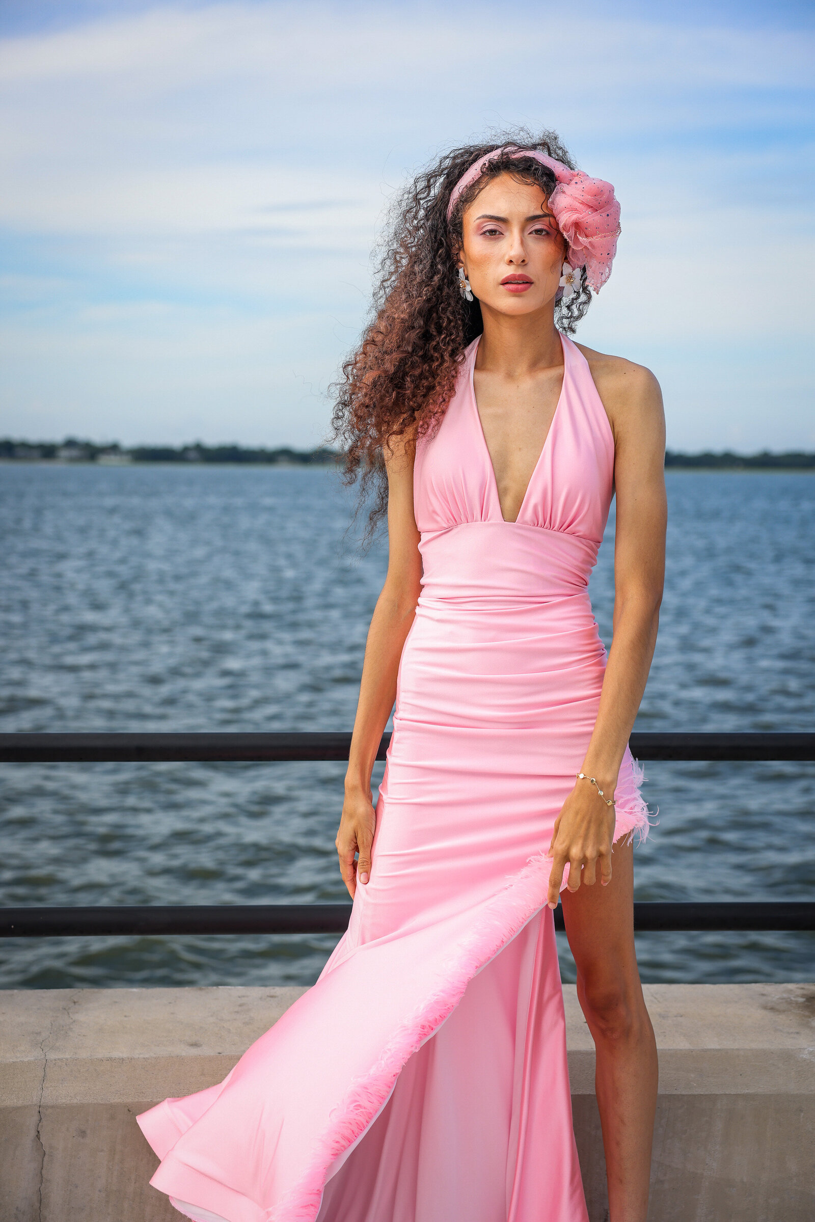 CINÉ fashion editorial, pink story, Charleston