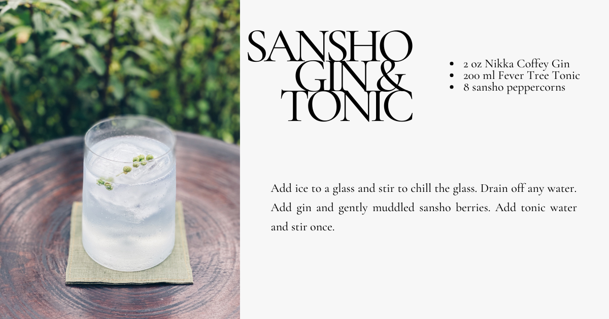 Sansho-Gin-Tonic