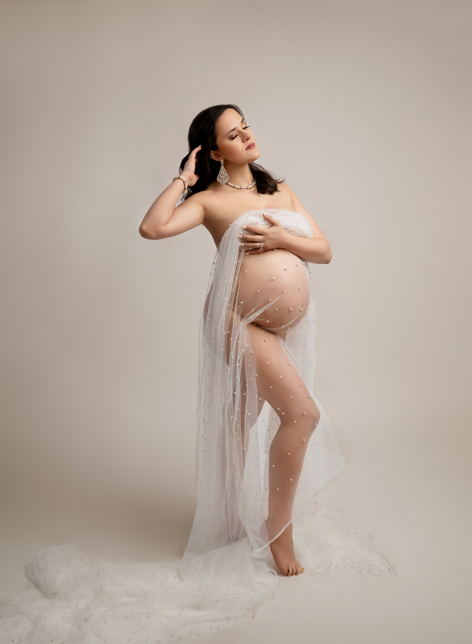 luxury maternity photoshoot
