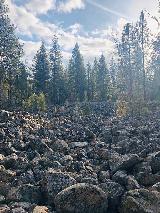 Rocks in Garden Valley, ID