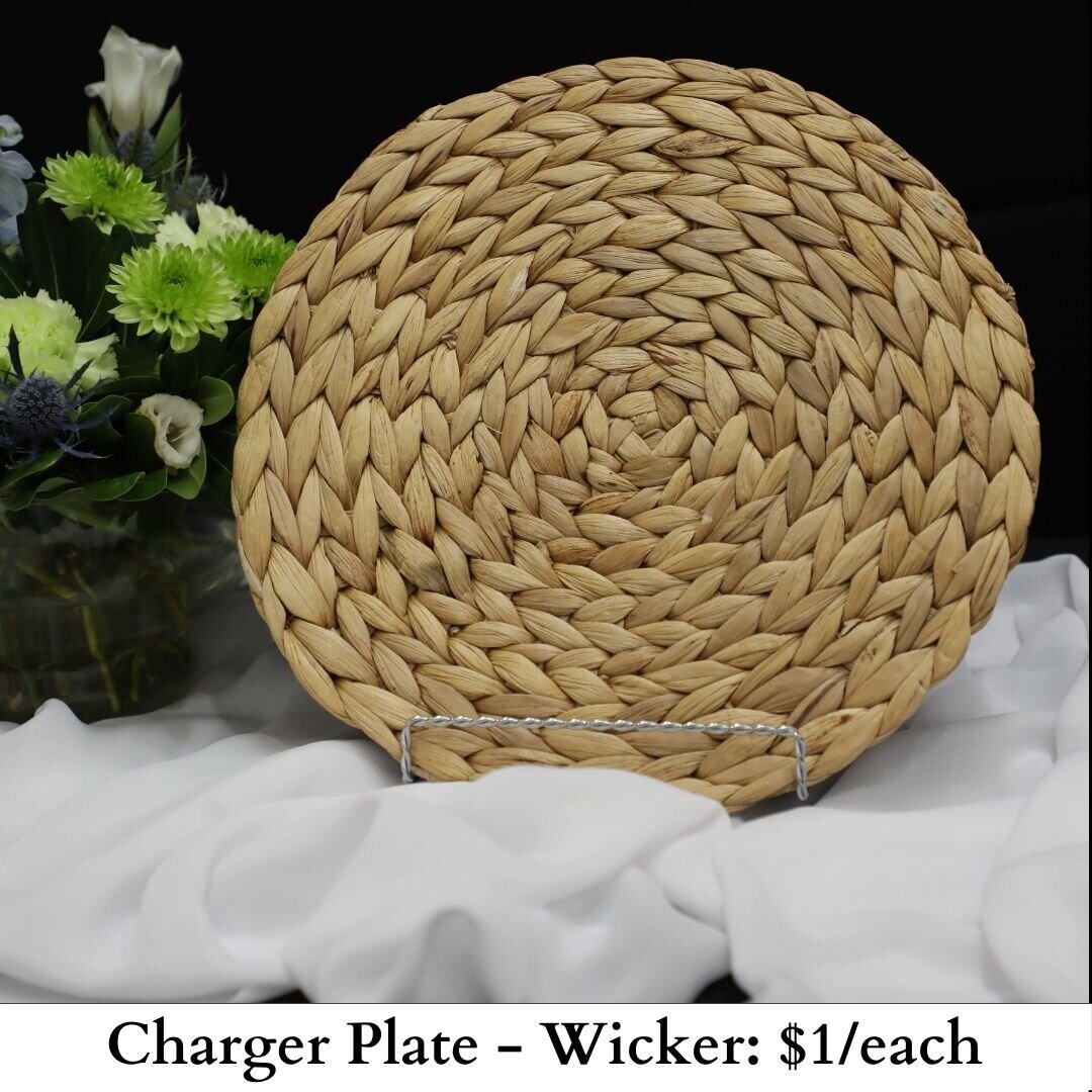Charger Plate-Wicker-657