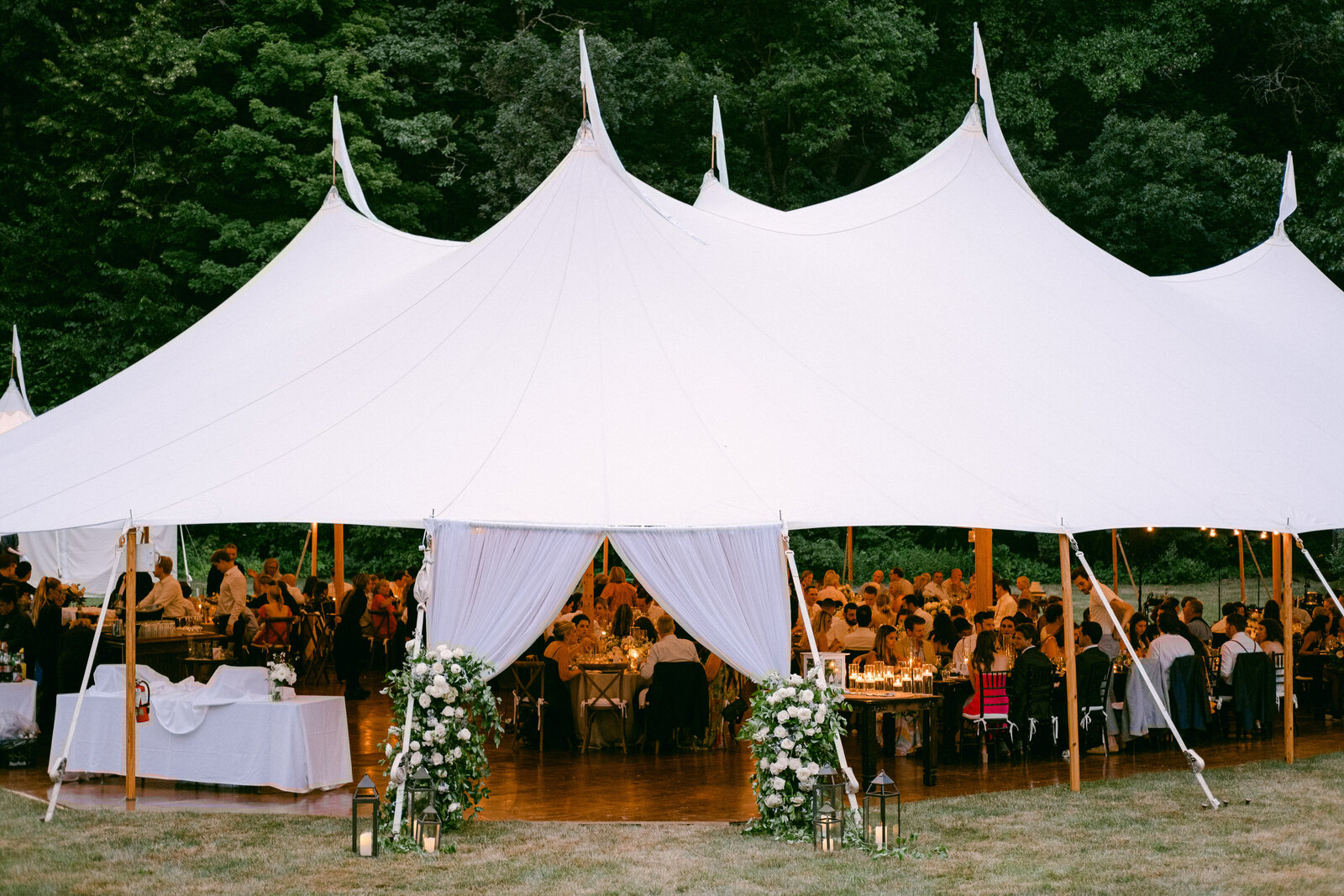 Tented Wedding Draping