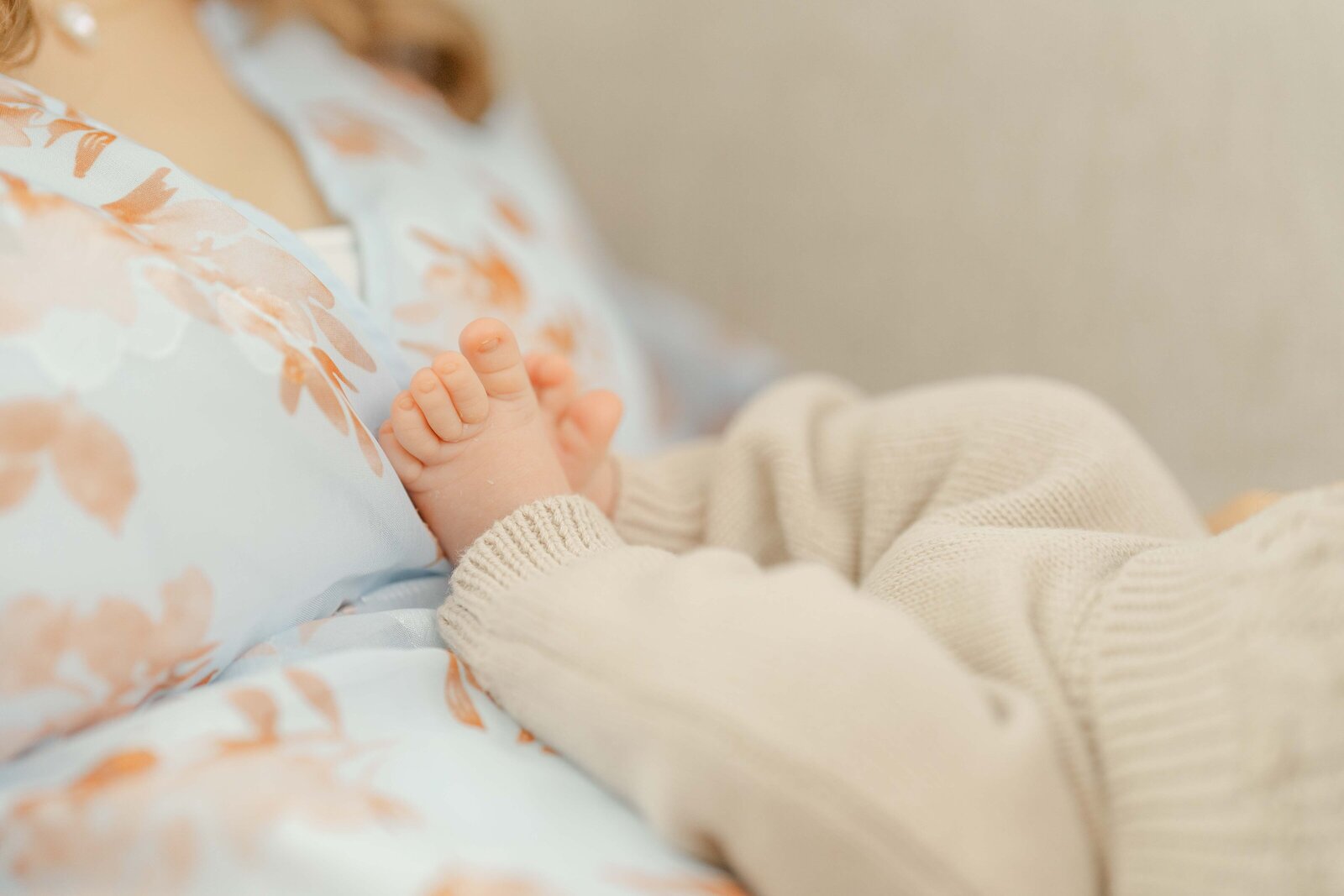 baby’s feet taken during Centreville,Virginia newborn session