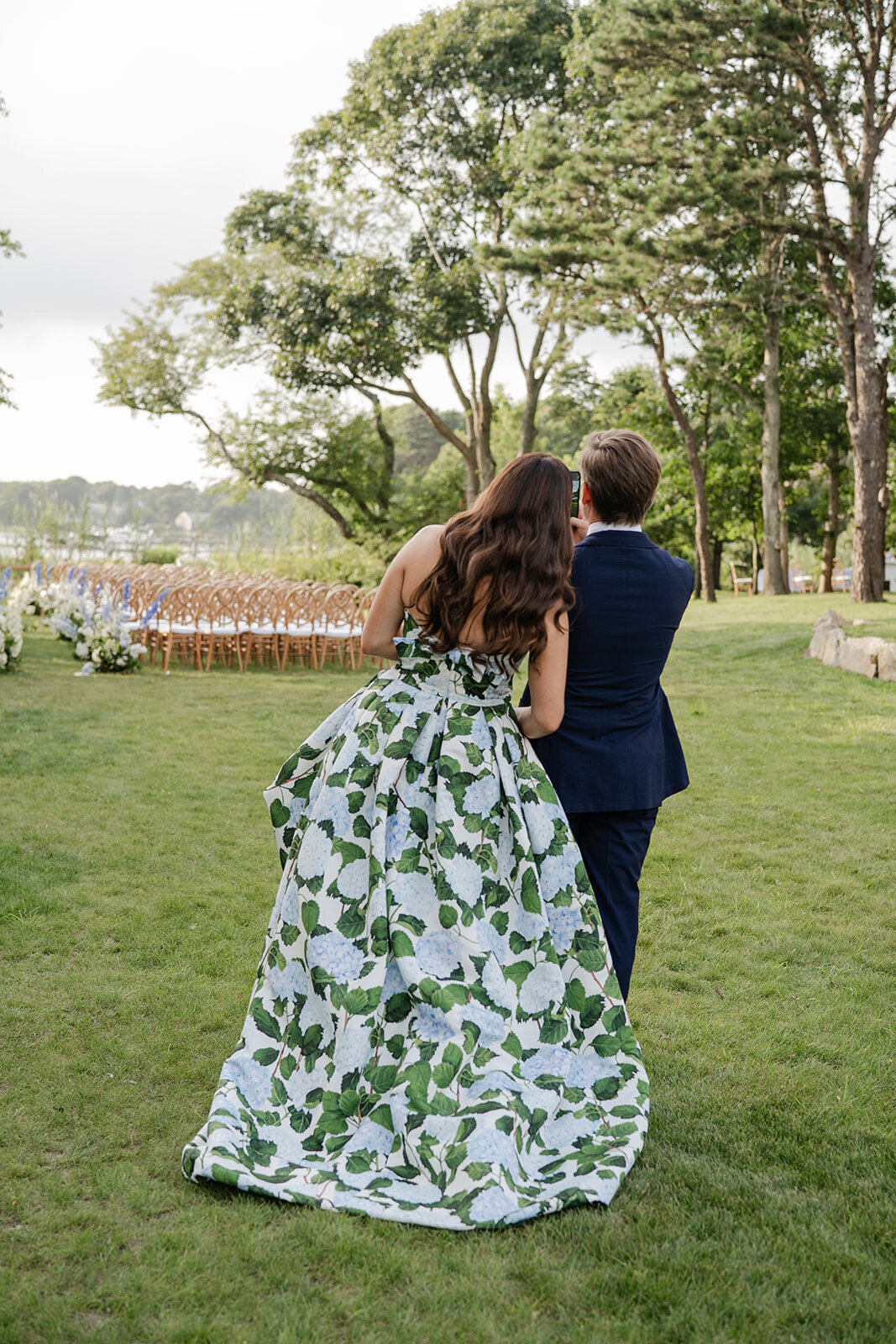 West Dennis Cape Cod Coastal Grandma Inspired Private Estate and Tented Wedding-9