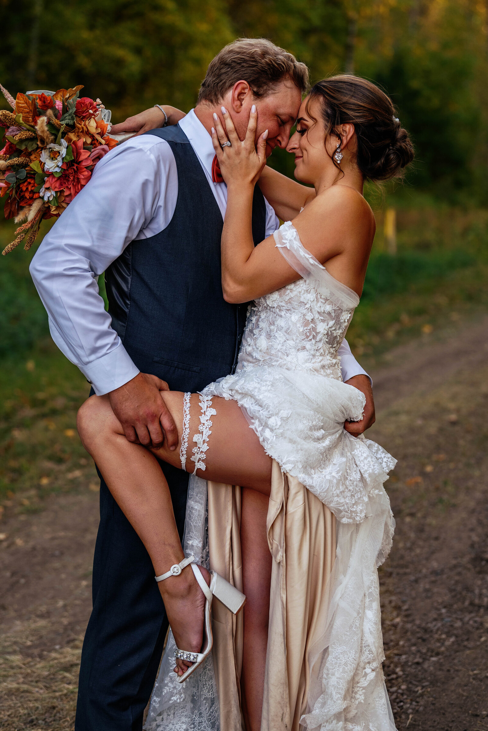 sexy wedding photo