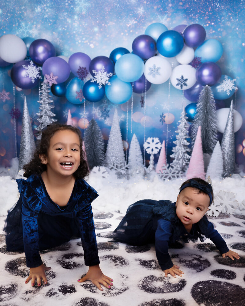 South_Brunswick_NJ_First_Birthday_Winter_Onederland_Purple_Blue_with_Sister