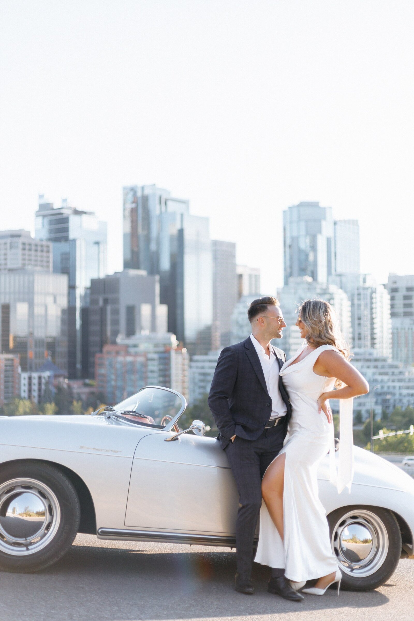 Vintage Engagement Car for Hire | Porsche 356 Speedster