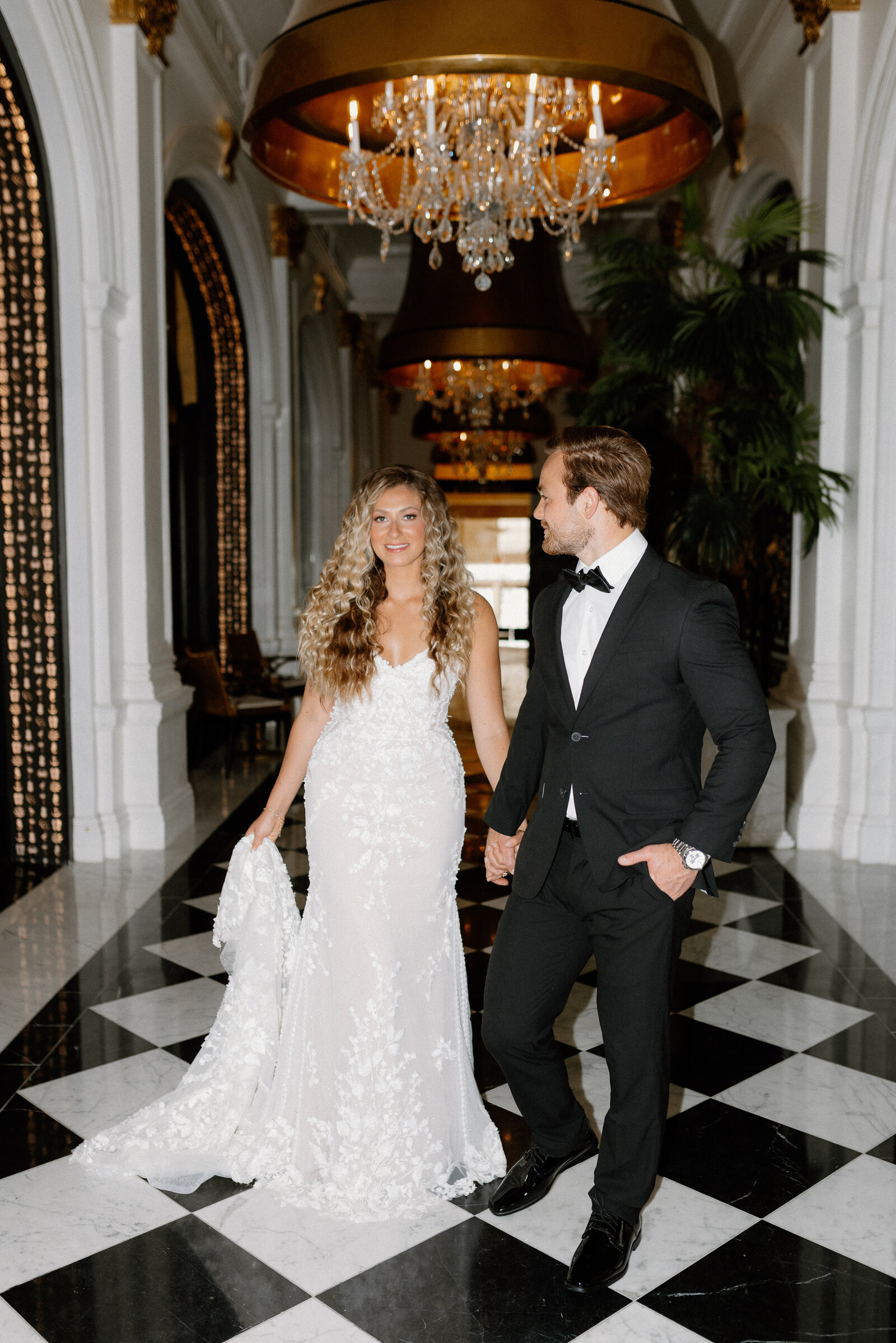 Wedding at The Grand Galvez in Galveston, photographed by Lauren Ashleigh Photography. 
