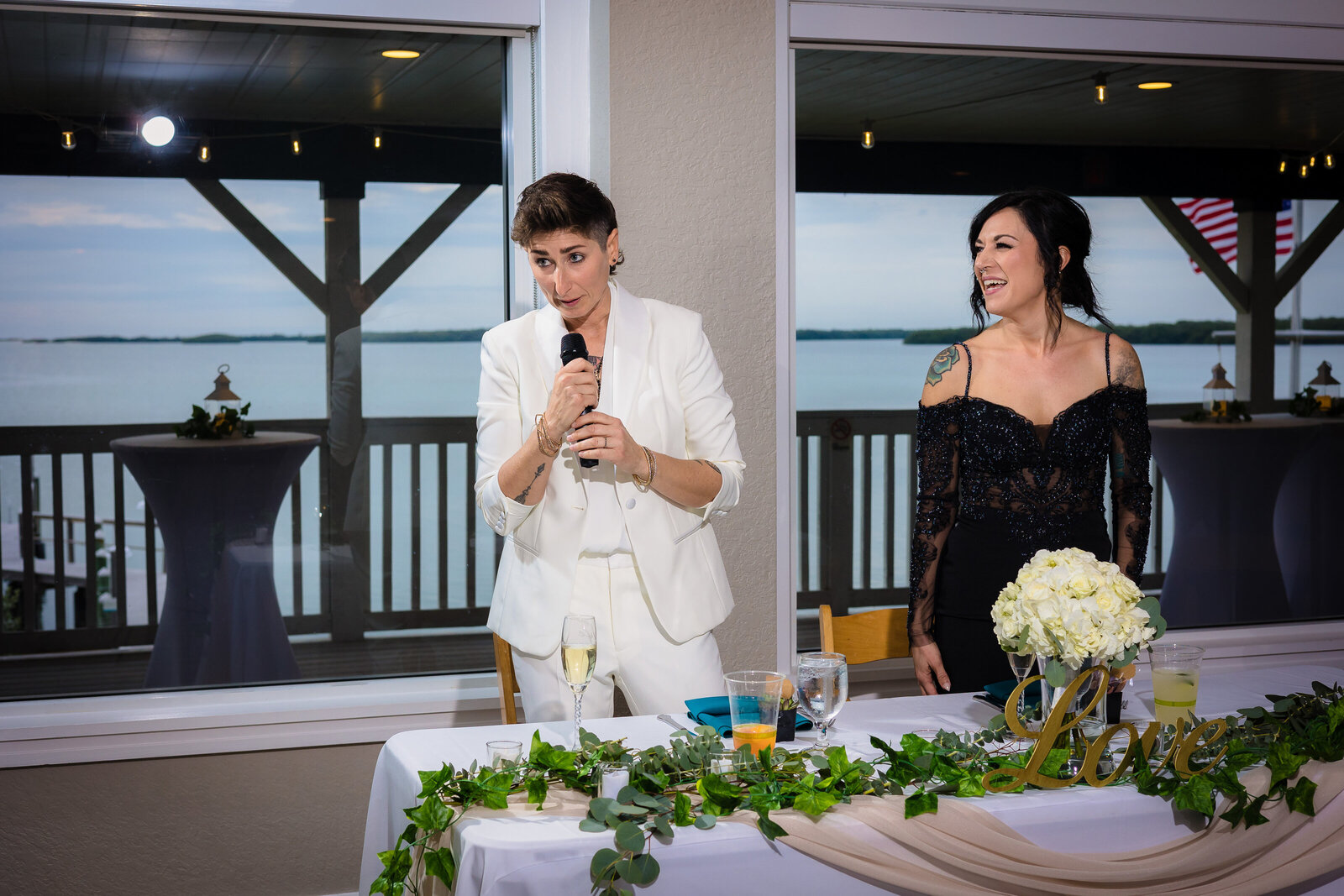 Annie + Tiff 1.21.23 Tampa Bay Watch Wedding - alt Photography - -286