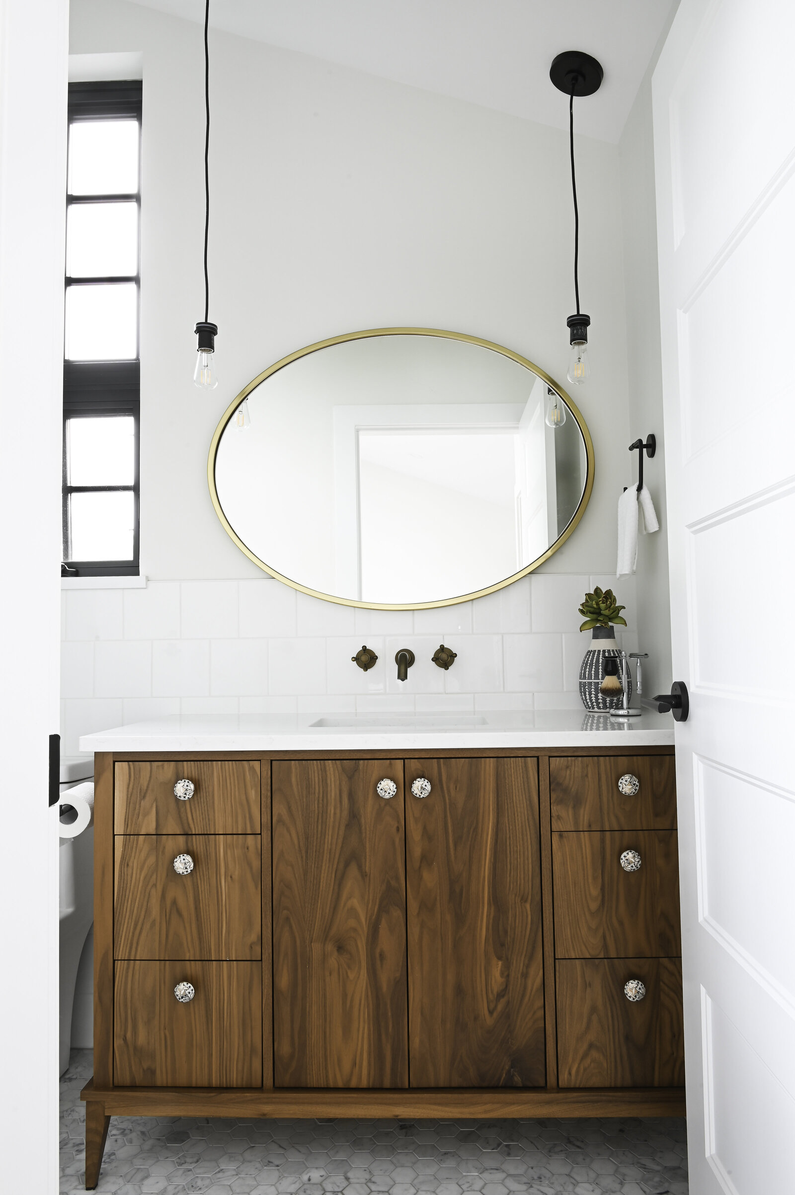 Rebecca Foster Interior Designer Small home bathroom north vanouver