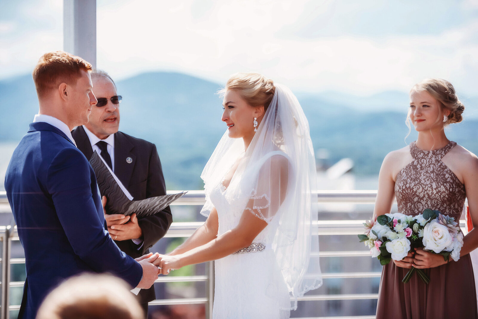 Micro Wedding at the Capital Club in Asheville, NC.