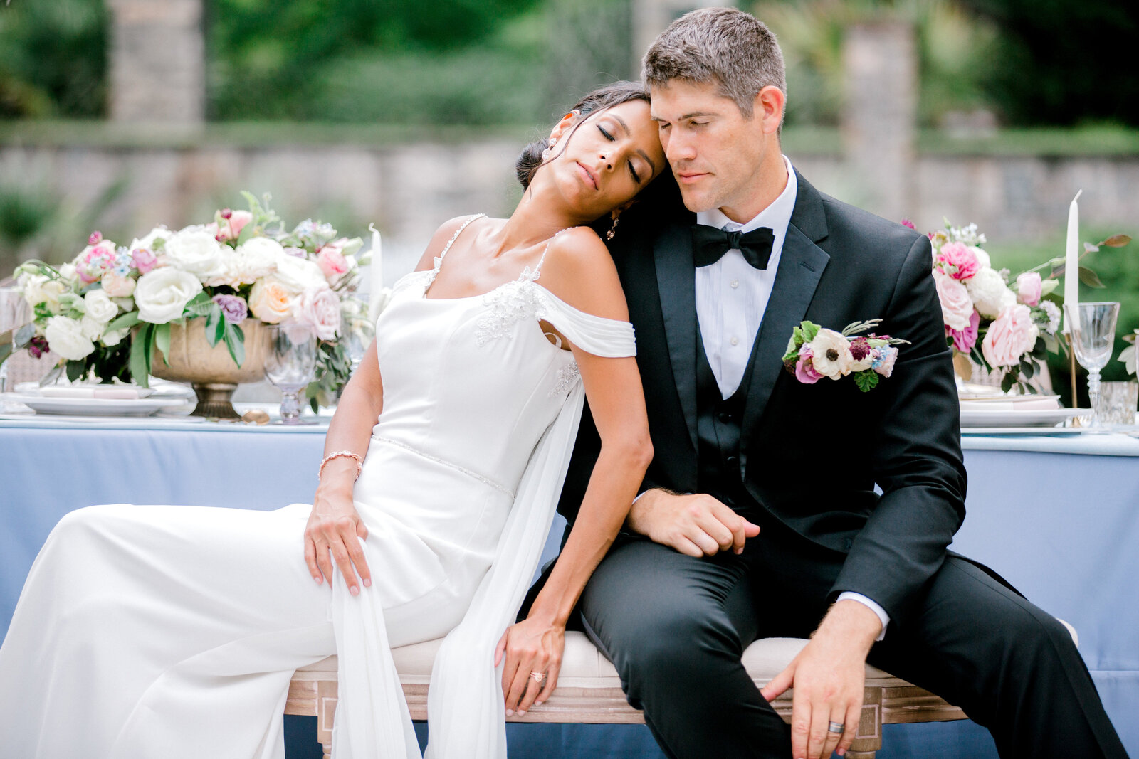 Ava Loren Design Floral Artist Designer Wedding Norfolk Botanical Gardens Andrew & Tianna Photography-507