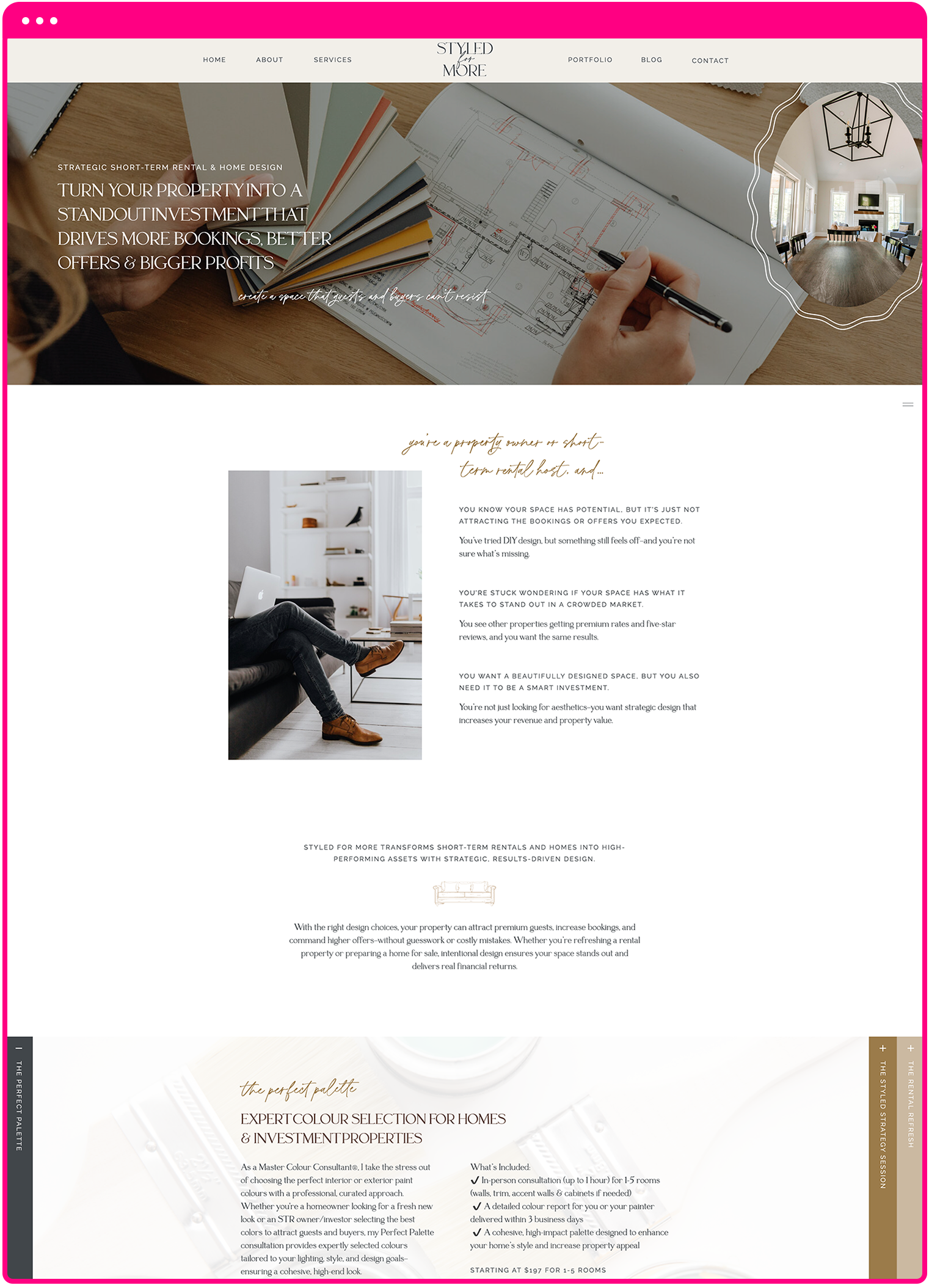 website_design_for_short_term_rental_designer