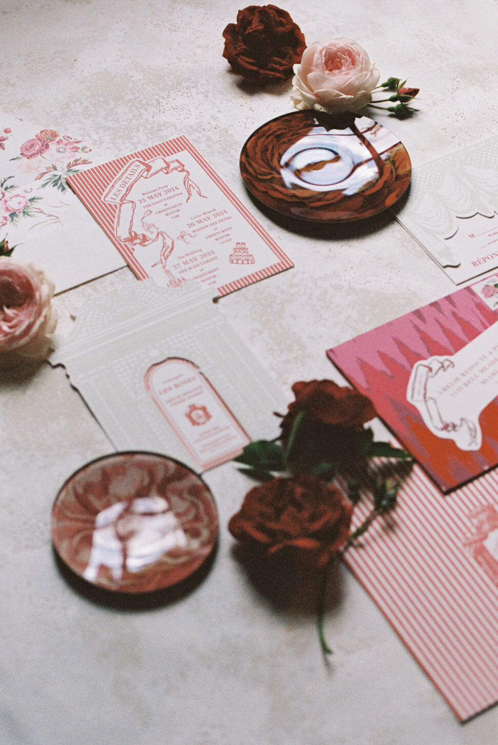 red-wedding-invitation-flatlay