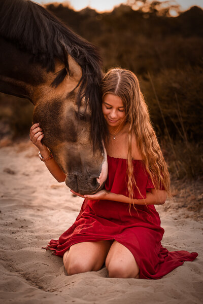 Een fotoshoot om de band tussen jou en je paard vast te leggen