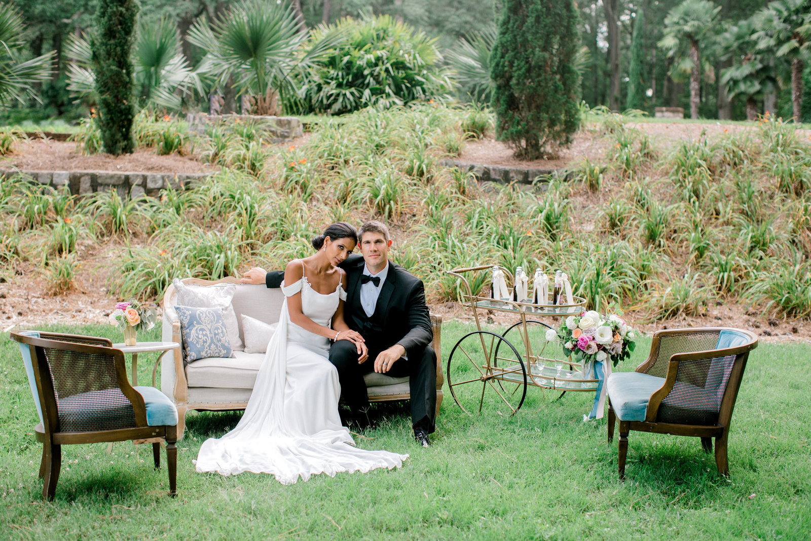 Ava Loren Design Floral Artist Designer Wedding Norfolk Botanical Gardens Andrew & Tianna Photography-582