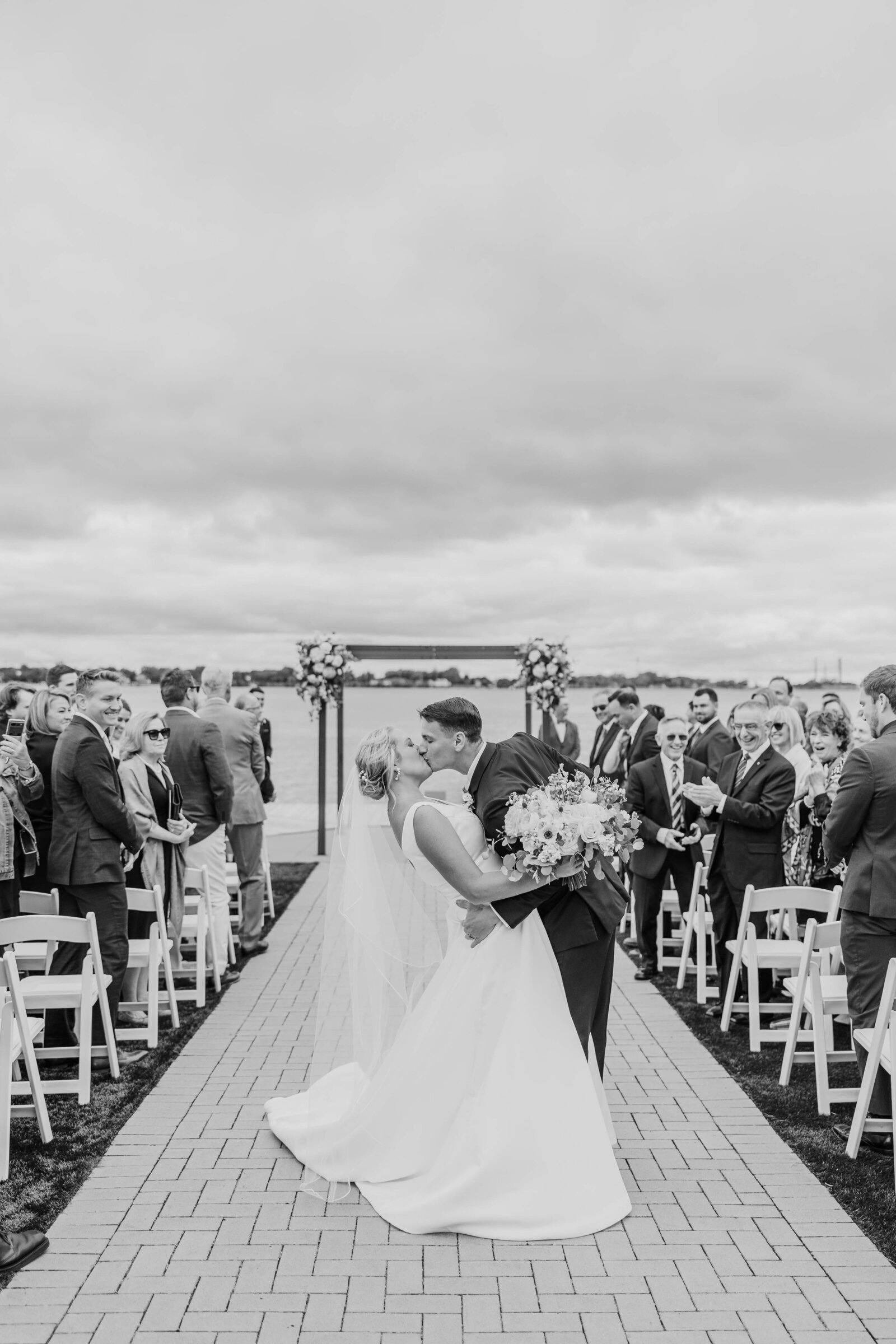 St Clair Inn Wedding Ceremony K. E. Rogers Photography