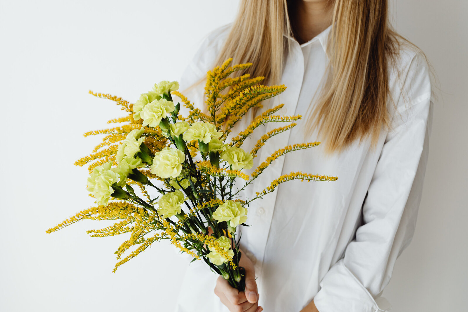 kaboompics_goldenrod-and-green-carnations-22964