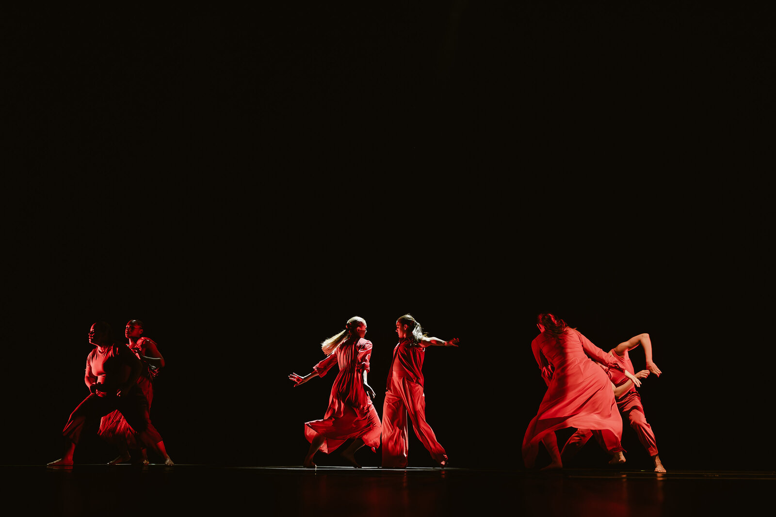 Dancers performing onstage