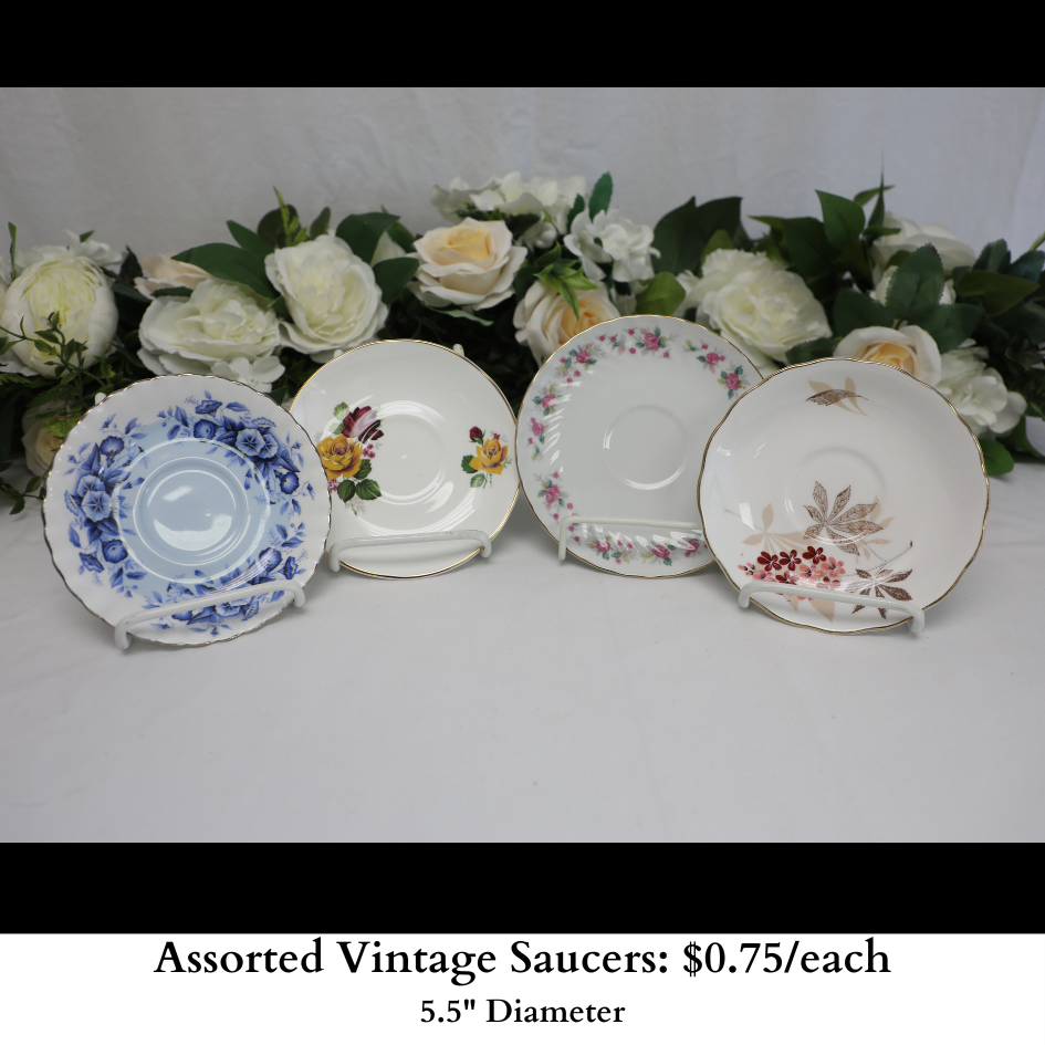 Assorted Vintage Saucers-169