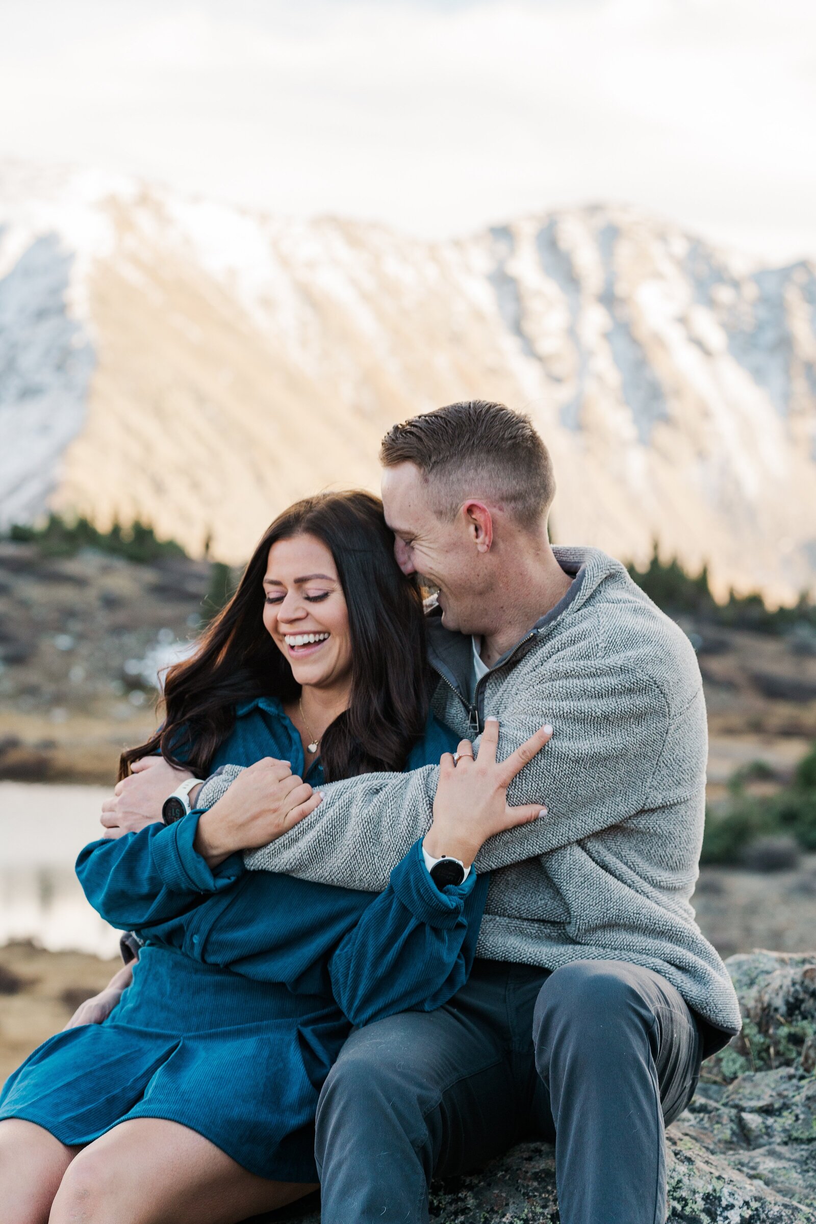This candid photo session in the great outdoors perfectly captures the story and love of this Colorado couple, told through documentary-style photography.