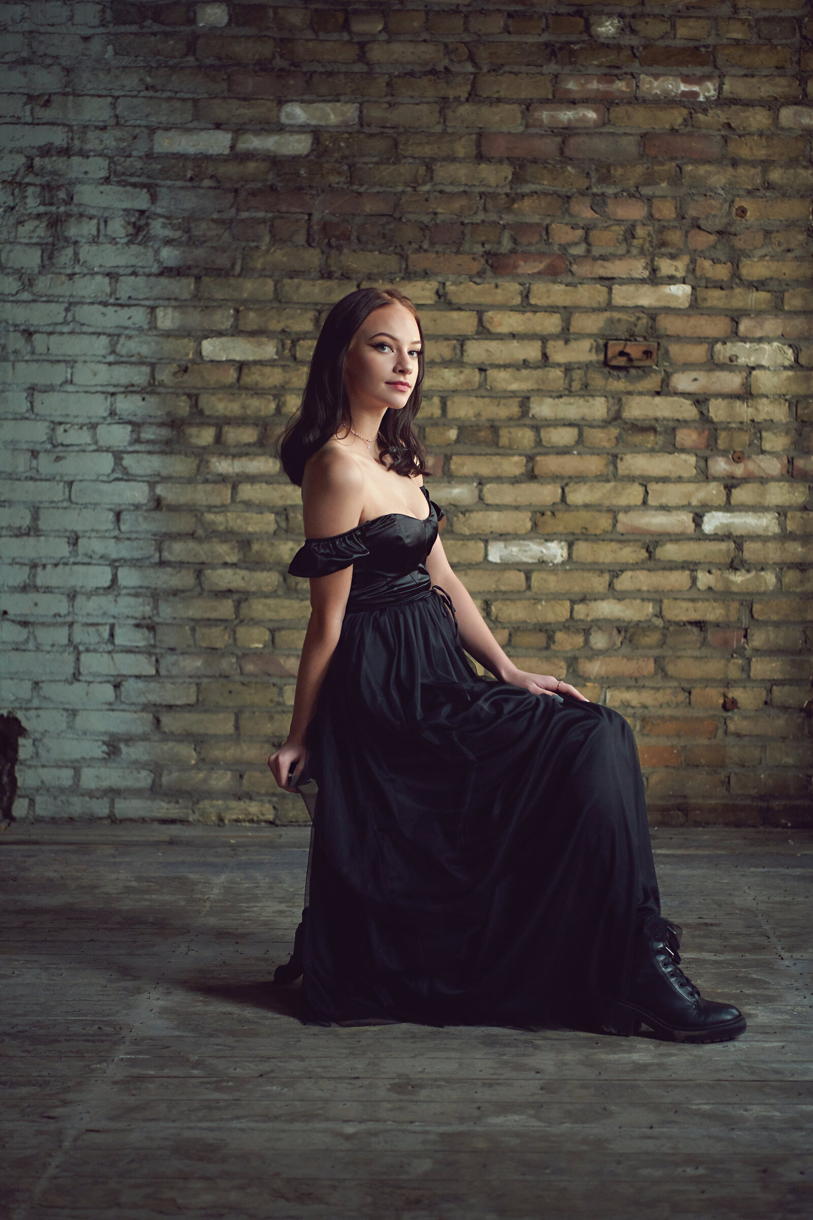 witchy dress for senior portrait photography
