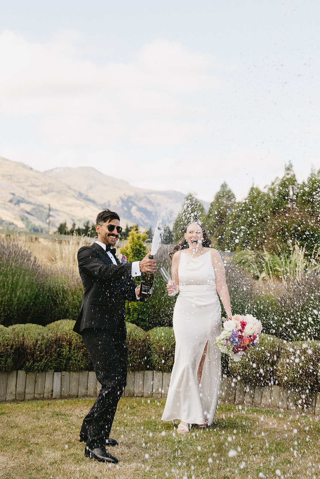 Wedding at Ben Lomond Lavender Farm