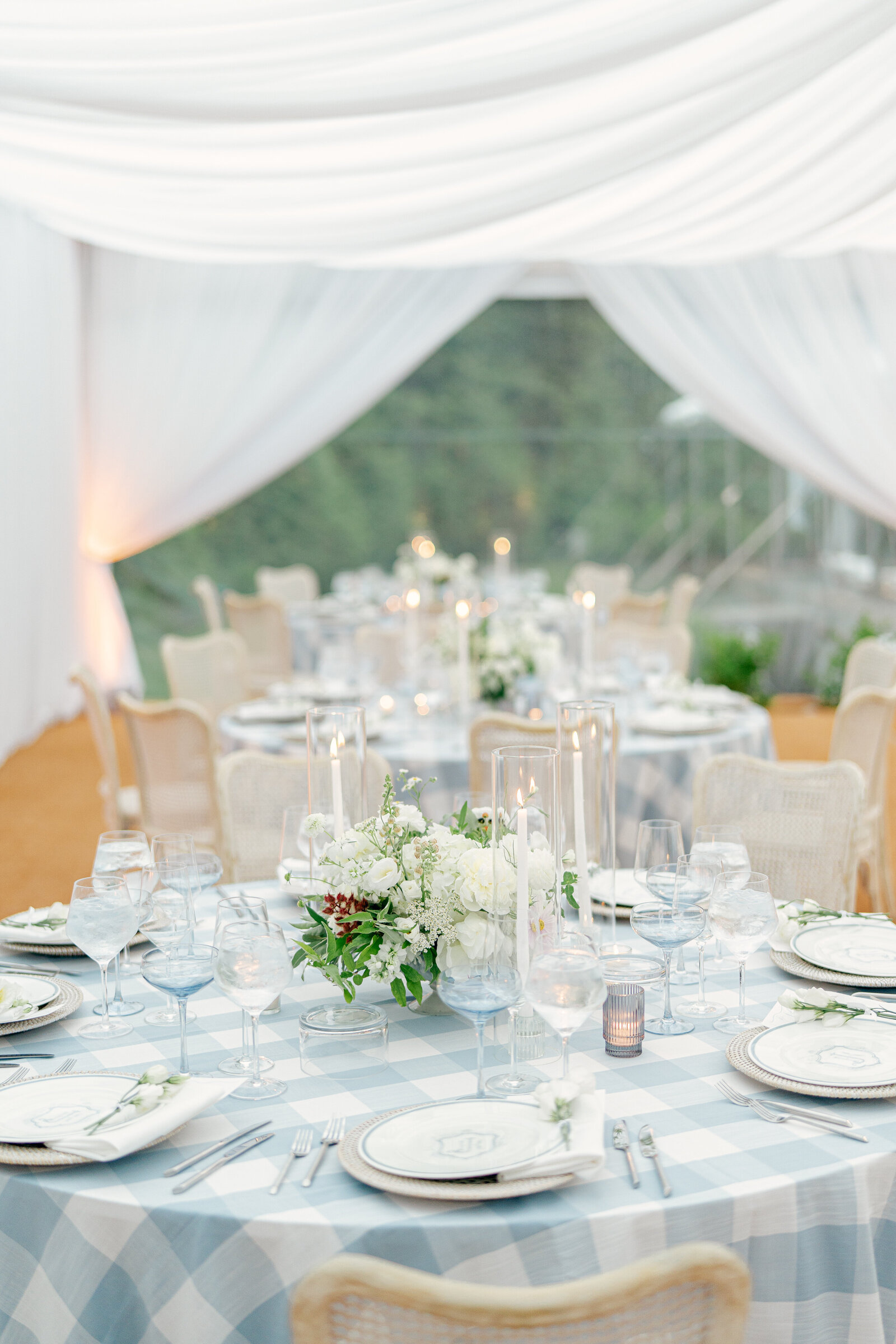 EZ Occasions Drapery Rehearsal Dinner
