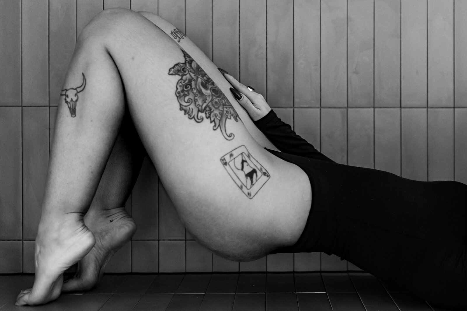 Raw and natural empowerment image featuring dramatic lighting and soft shadows