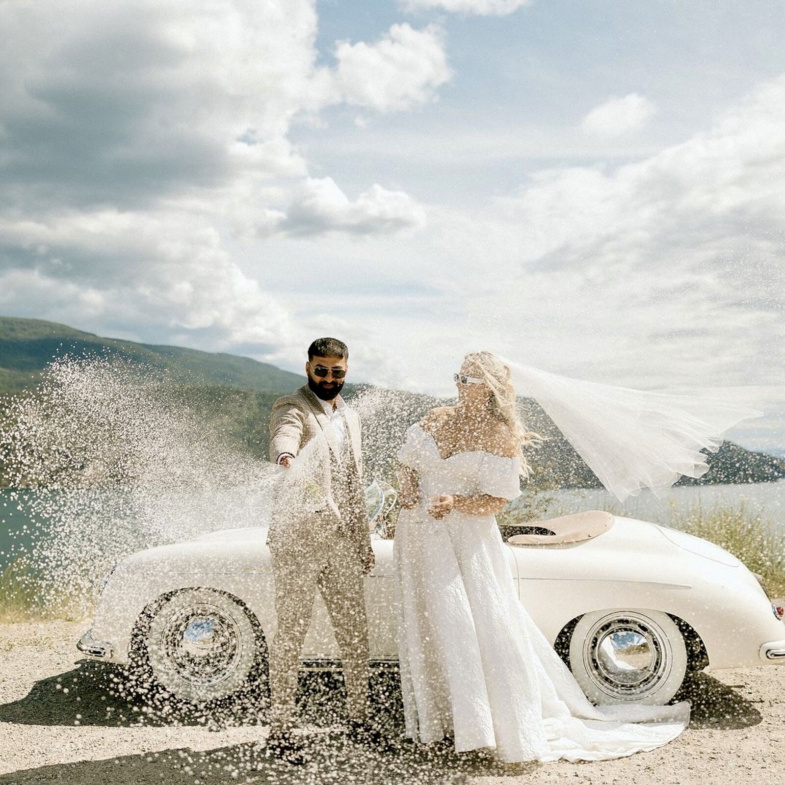 Luxury Vintage Wedding Car for Hire | Porsche 356 Speedster
