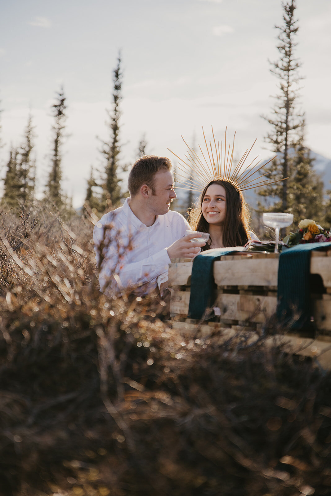 Couples Elopement in Alaska and Georgia