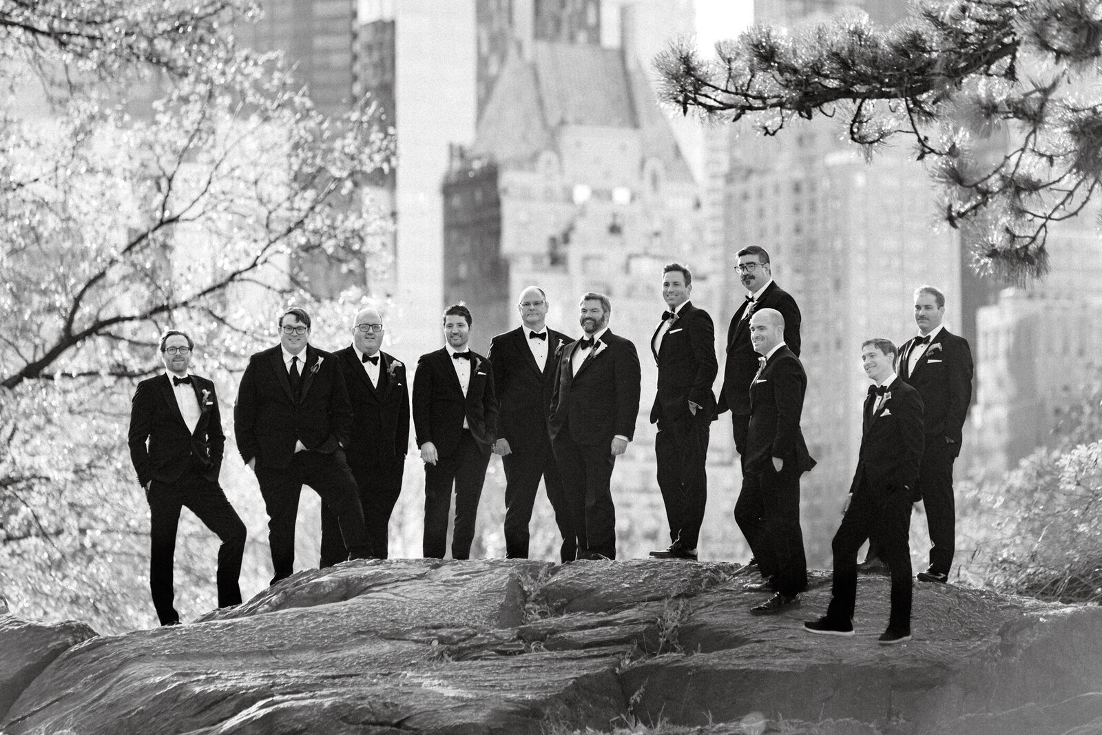 central park groomsmen