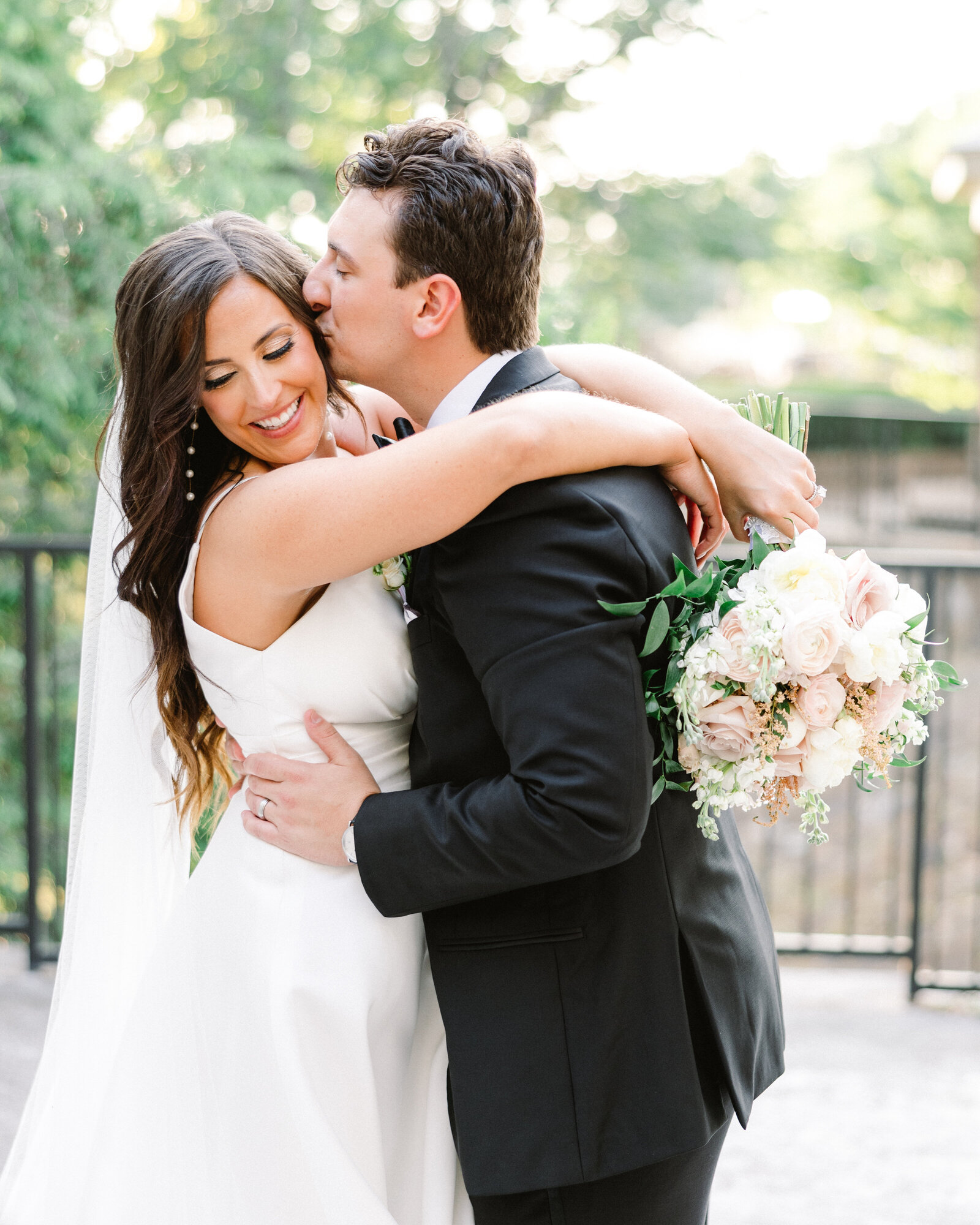 Fine art wedding photography of Sarah Kate and Thomas with soft natural tones, perfect for a timeless Alabama wedding.
