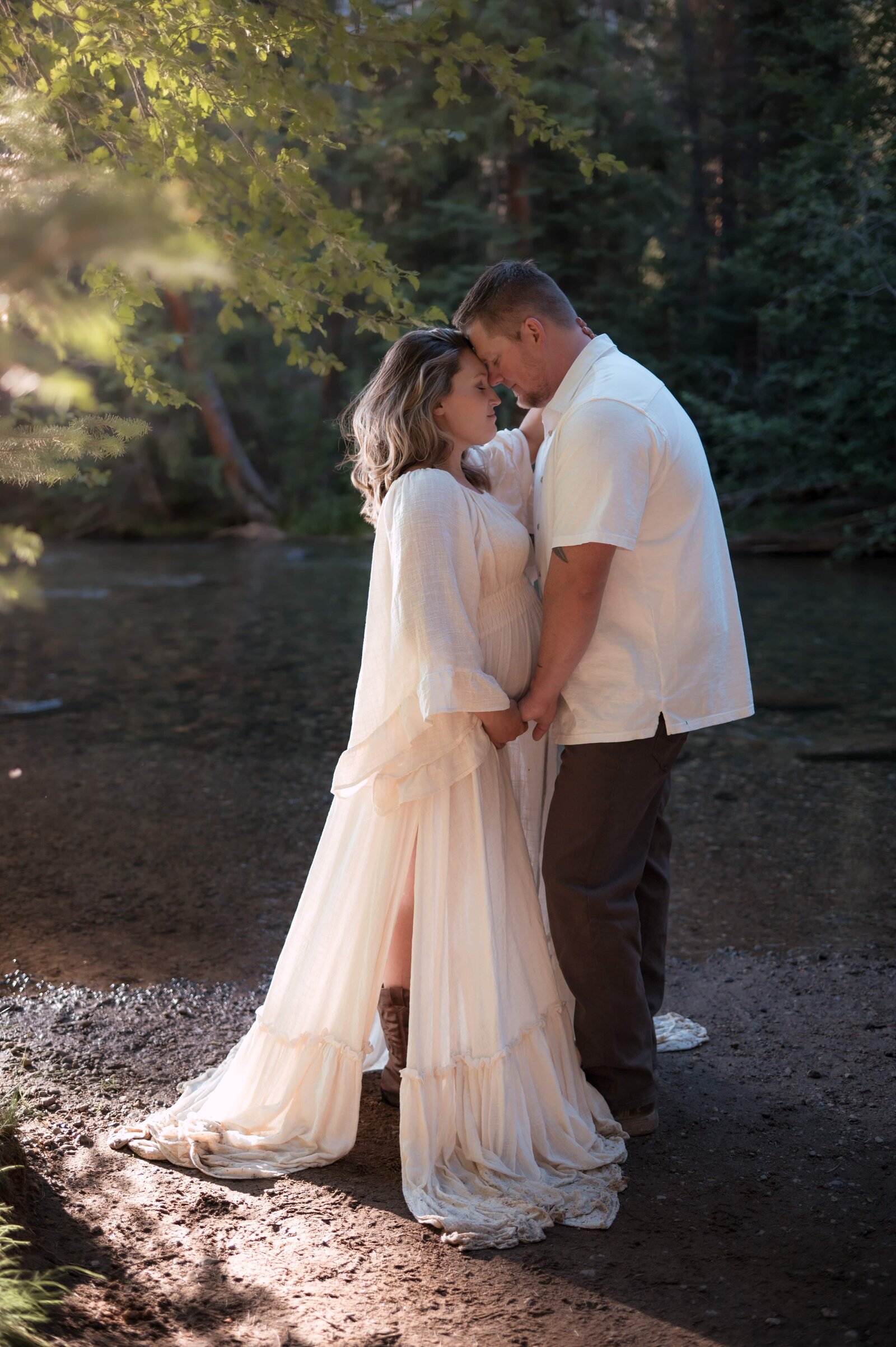 Destination elopement on a secluded beach at golden hour