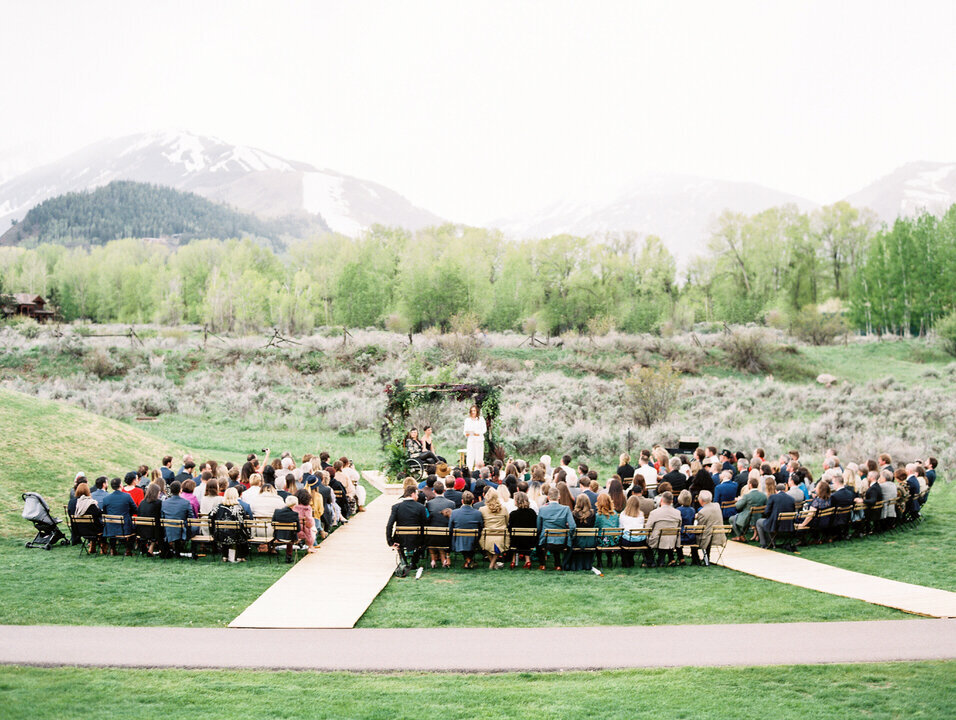 aspen meadows resort wedding ceremony