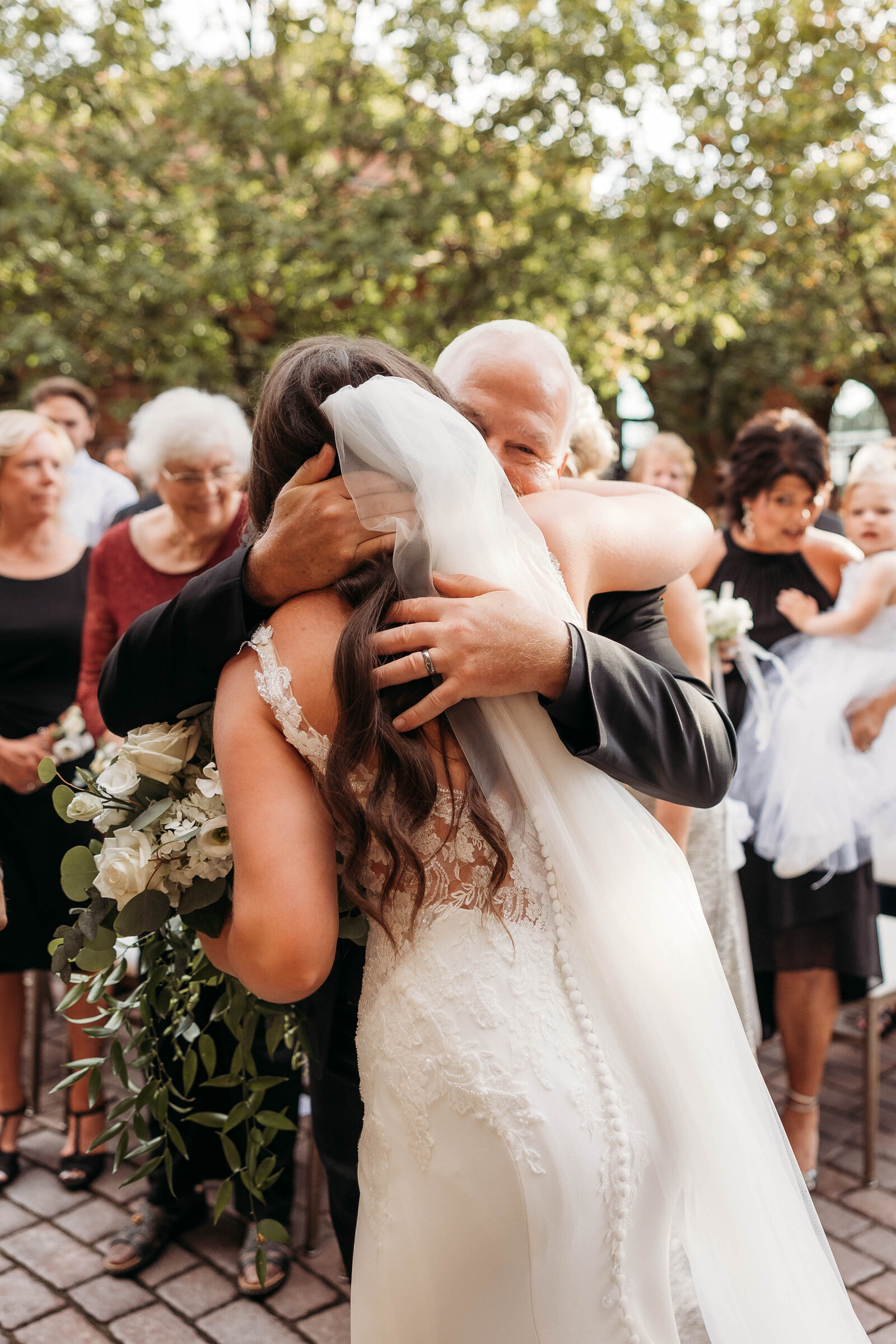 Saint John's Resort Plymouth Wedding Ceremony Dad Bride K. E. Rogers Photography