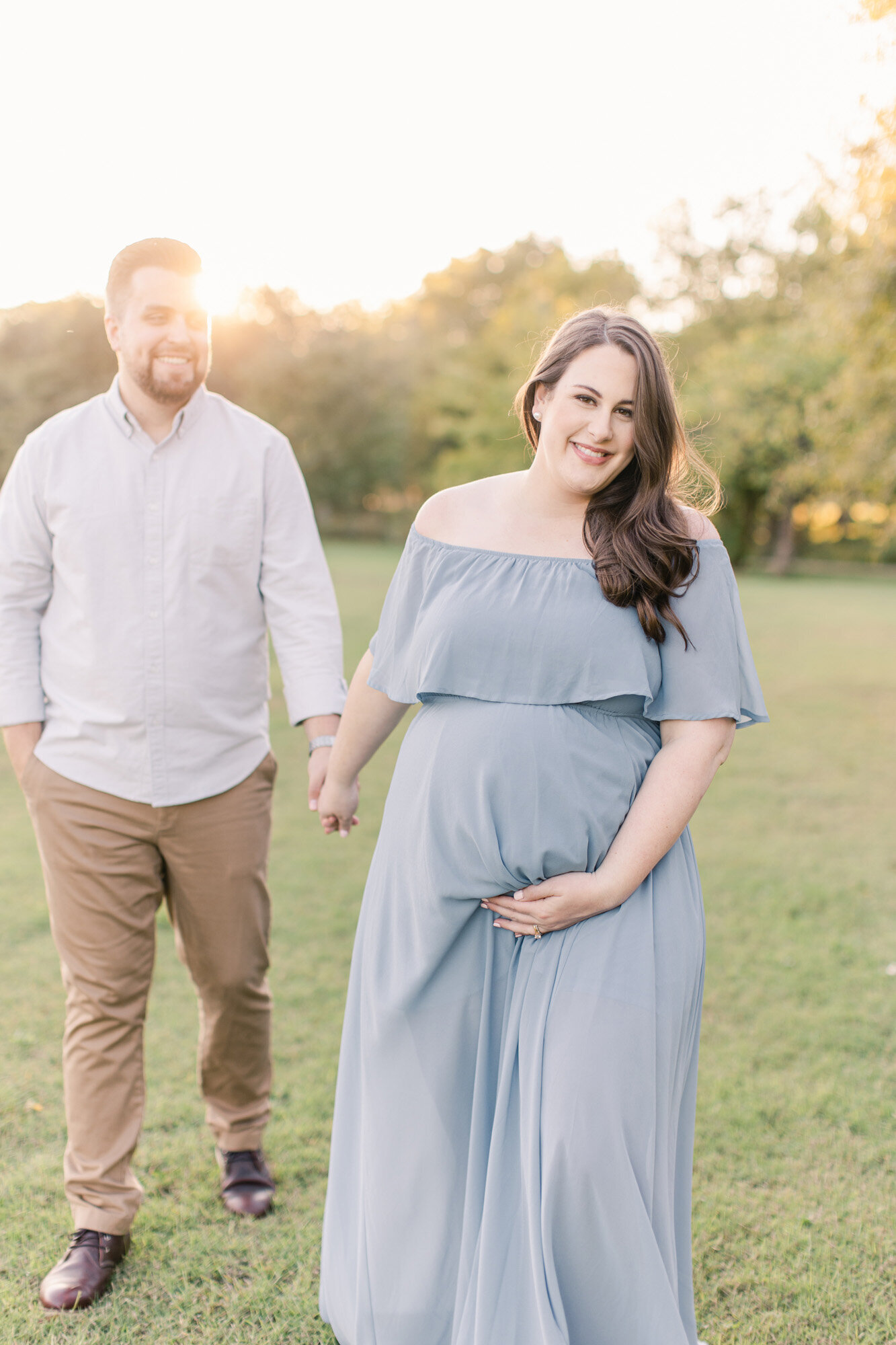 Outdoor maternity photos in Rogers AR