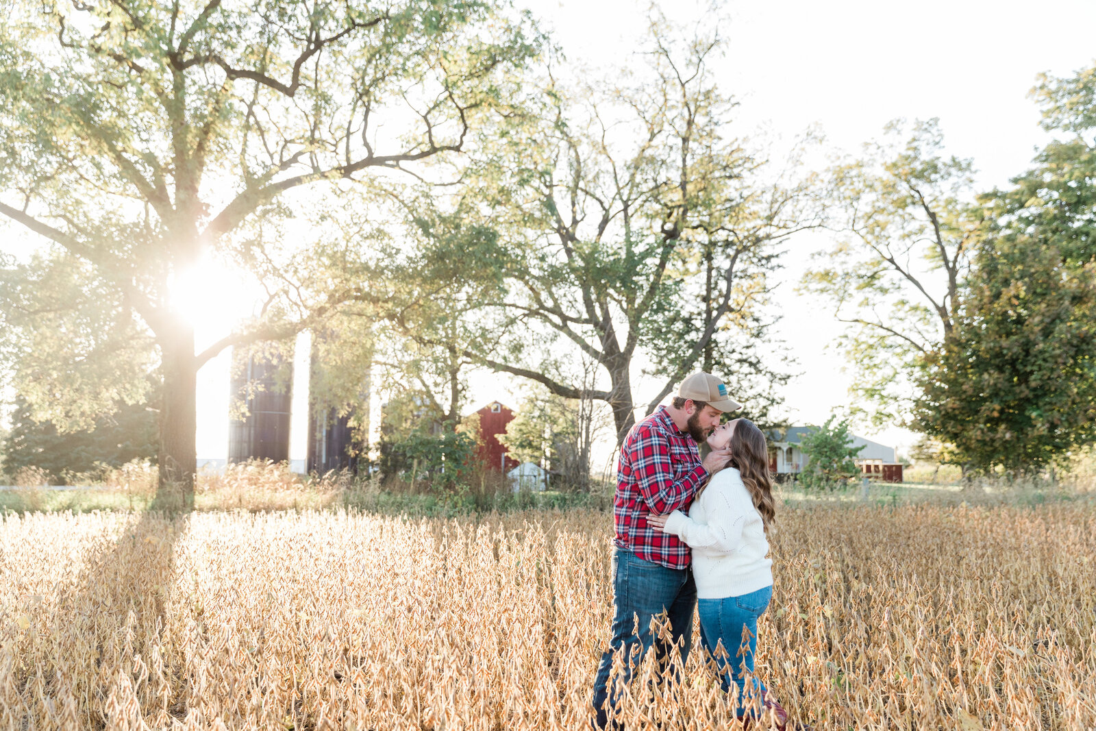 Soy bean field engagement