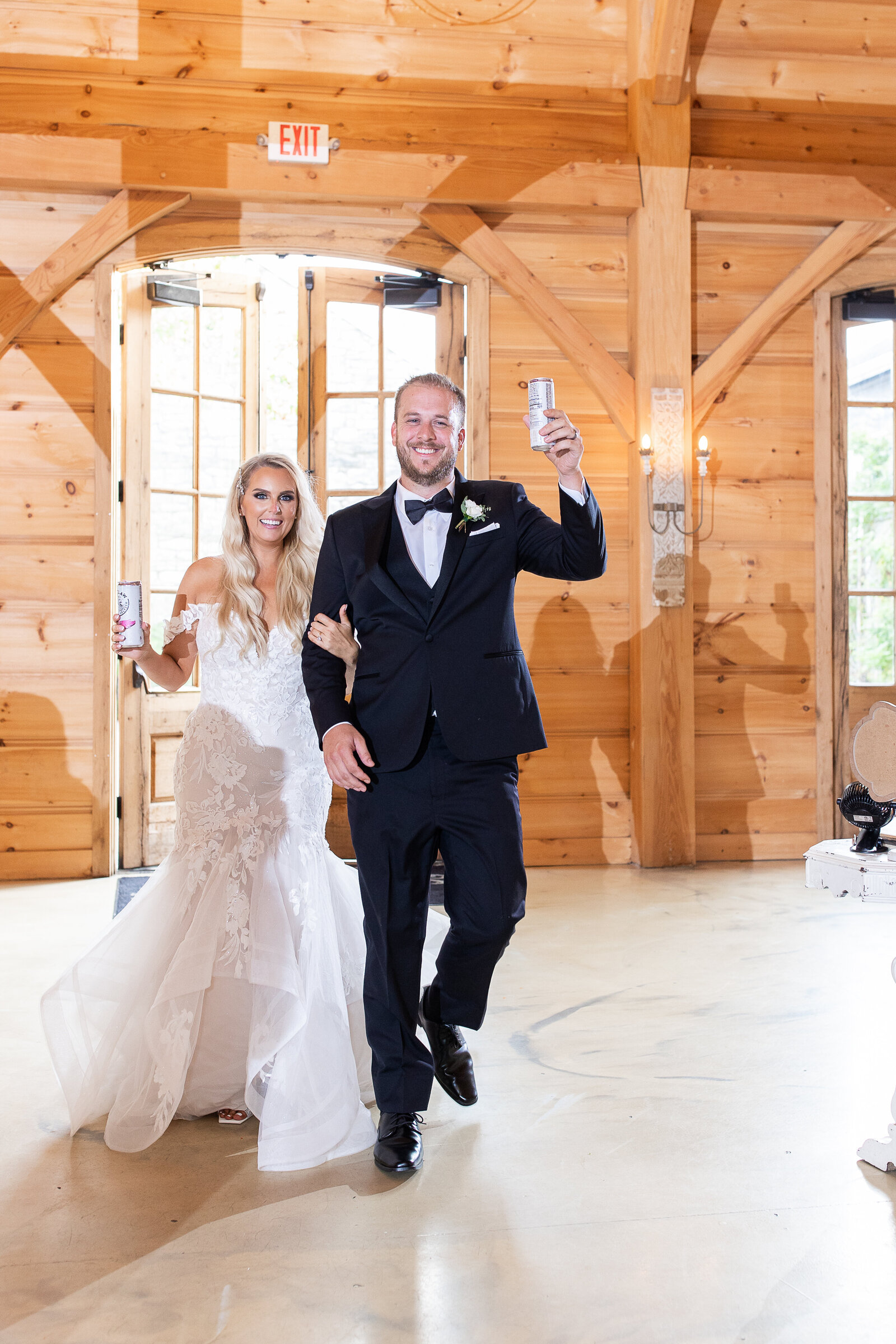 Stone House of St. Charles wedding venue reception grand entrance