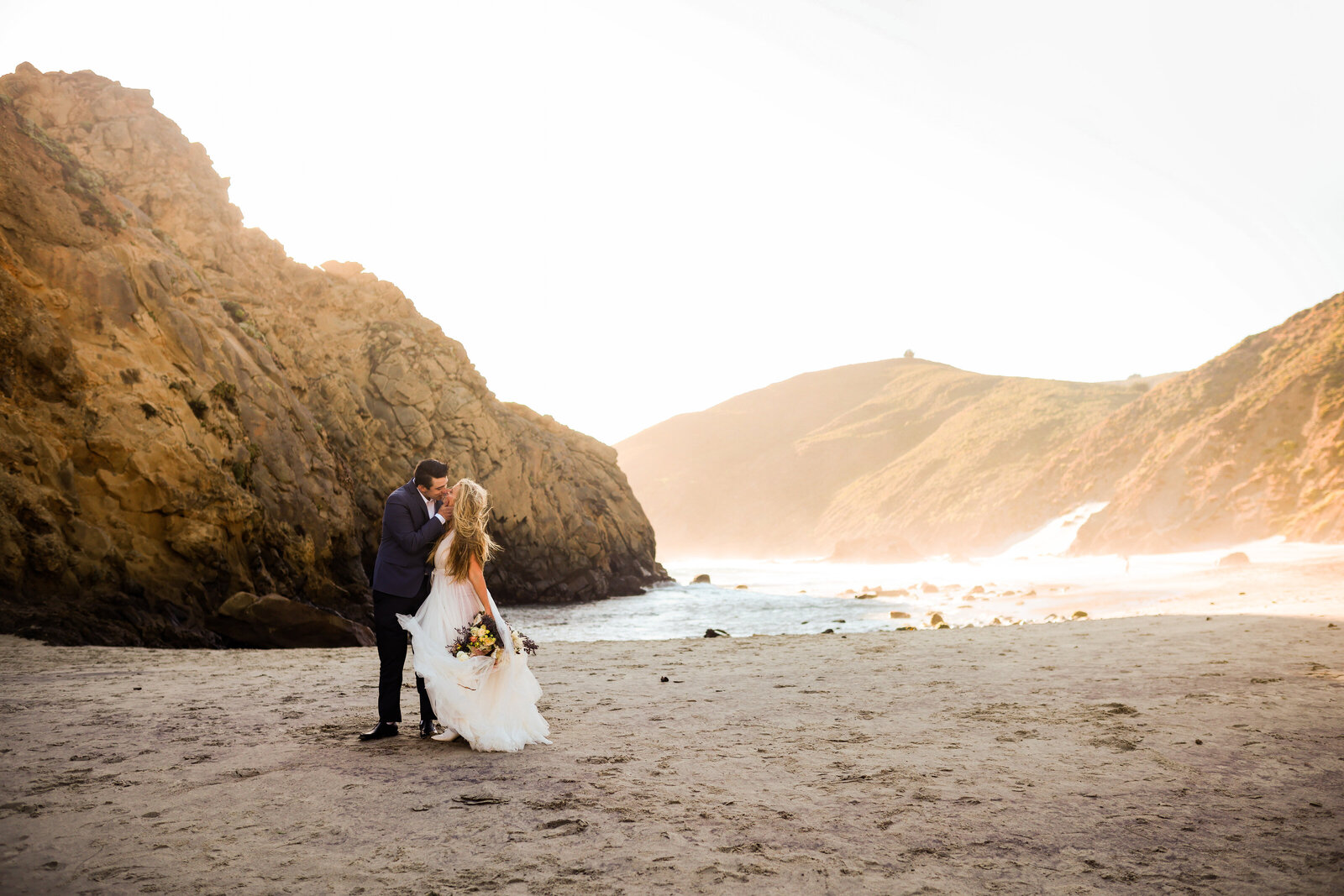Big Surr California, elopement, beach wedding, destination wedding photographer