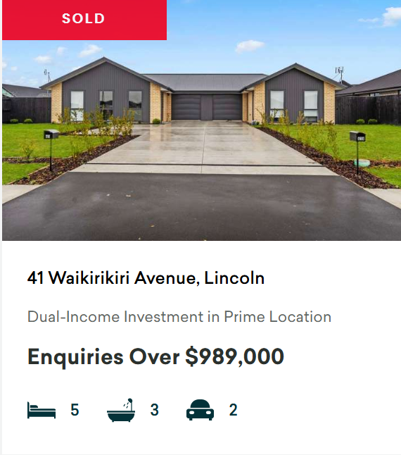 41 Waikirikiri, Lincoln