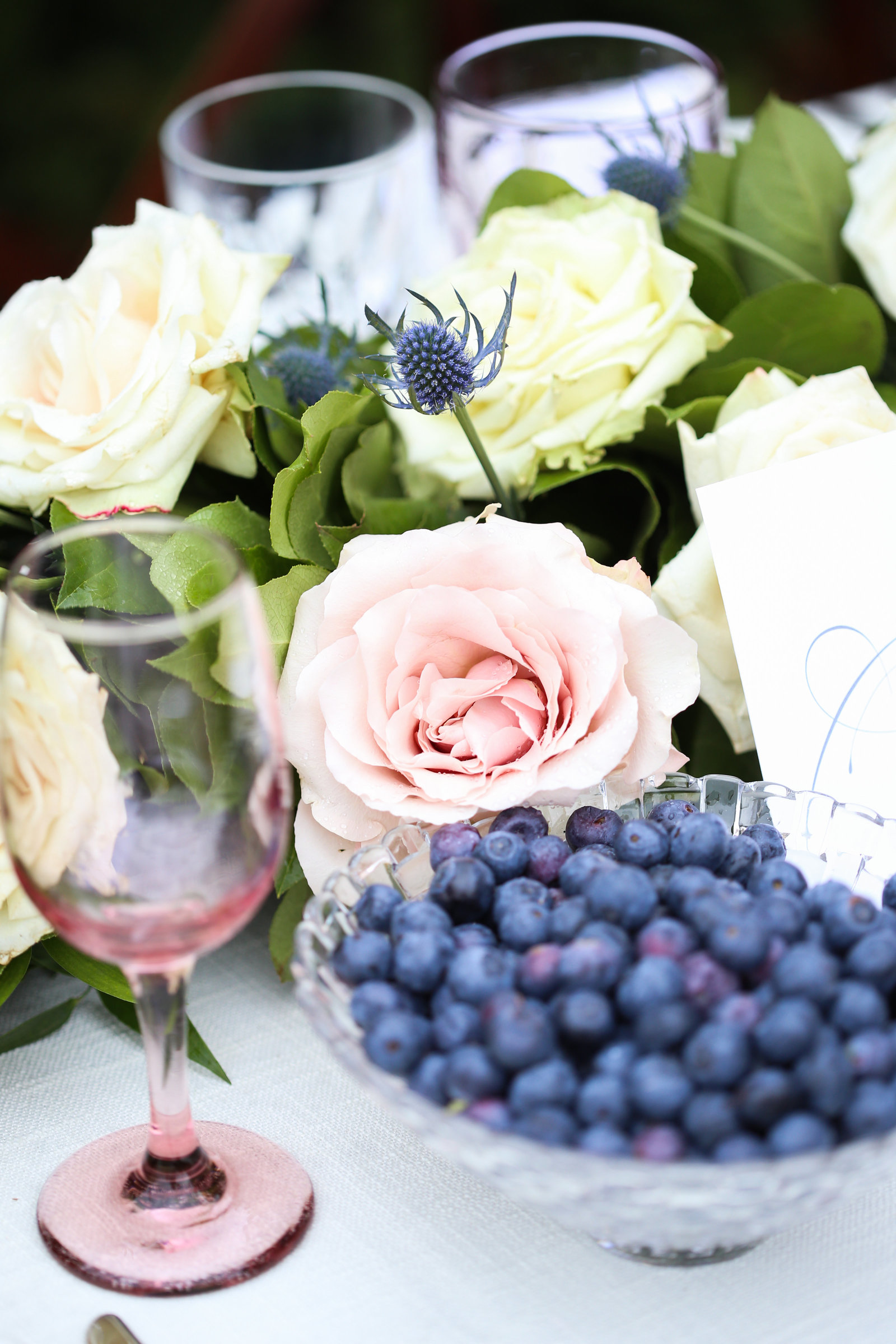 Barn at Riverbend Wedding Photography Kansas City Dusty Blue Romantic Wedding Colors Blue Bouquet Kansas City