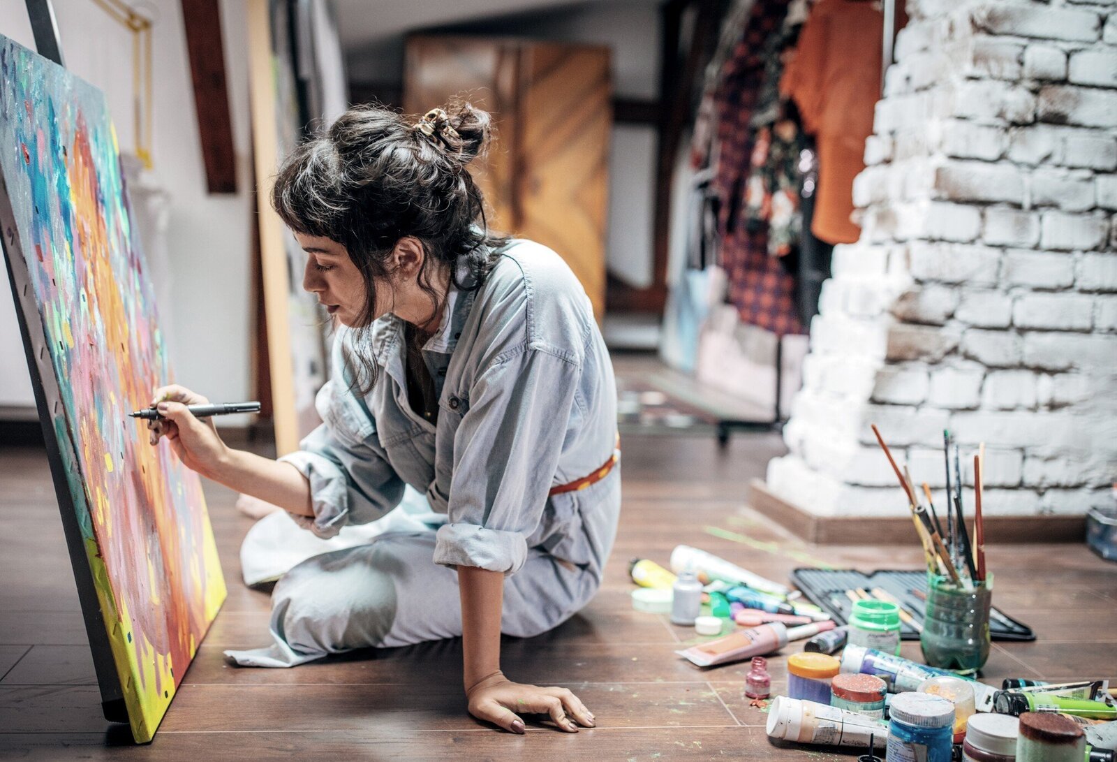 Artist Painting