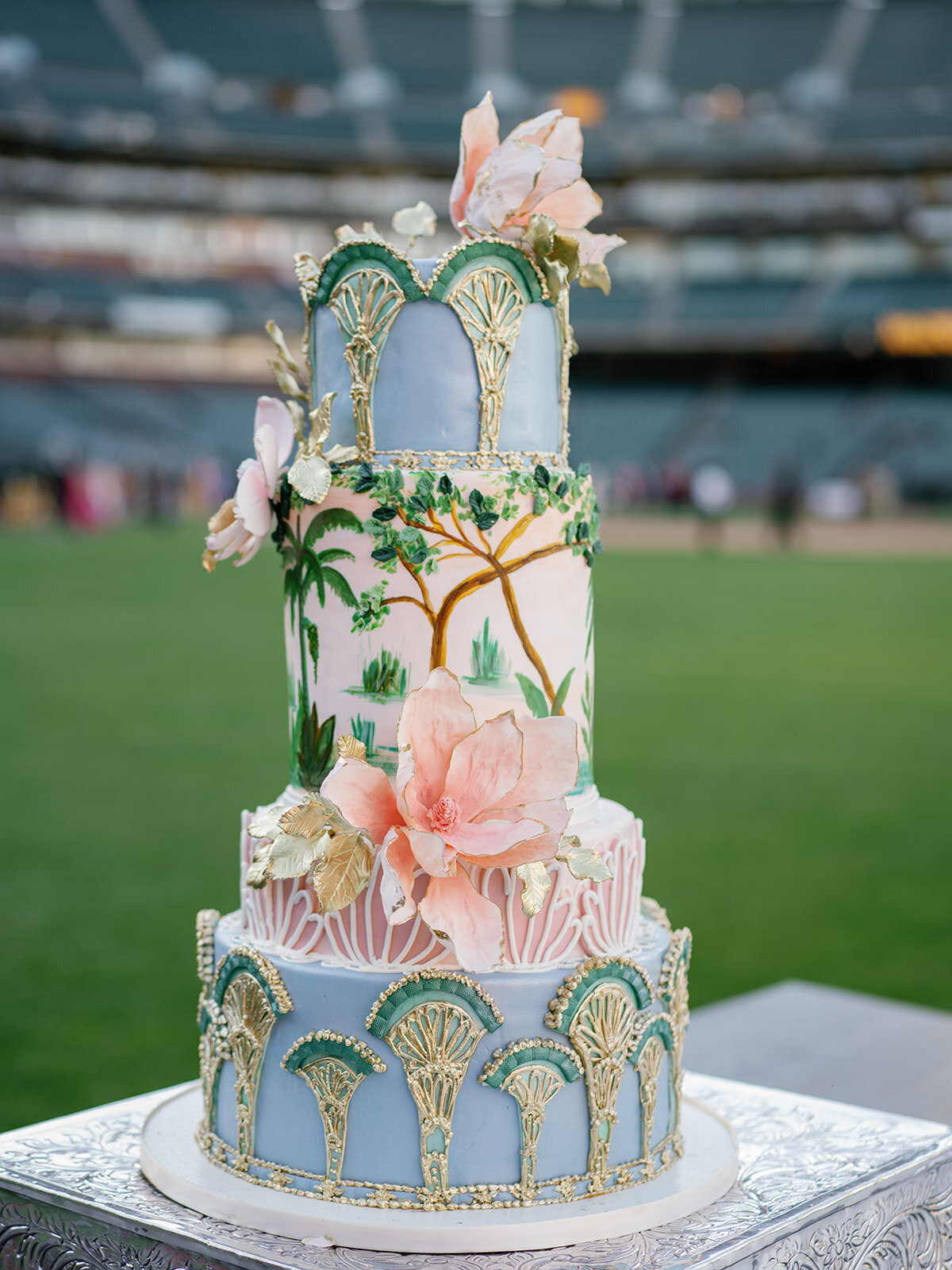 Oracle Park Wedding Glam 1115
