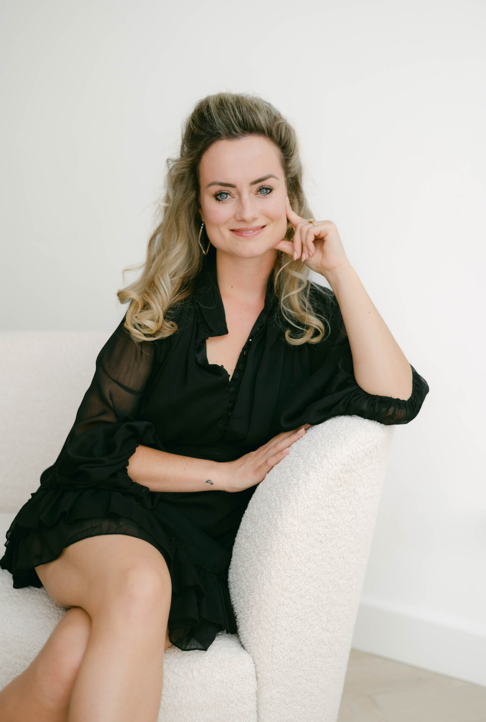 Brandingshoot zangeres in fotostudio Heeze