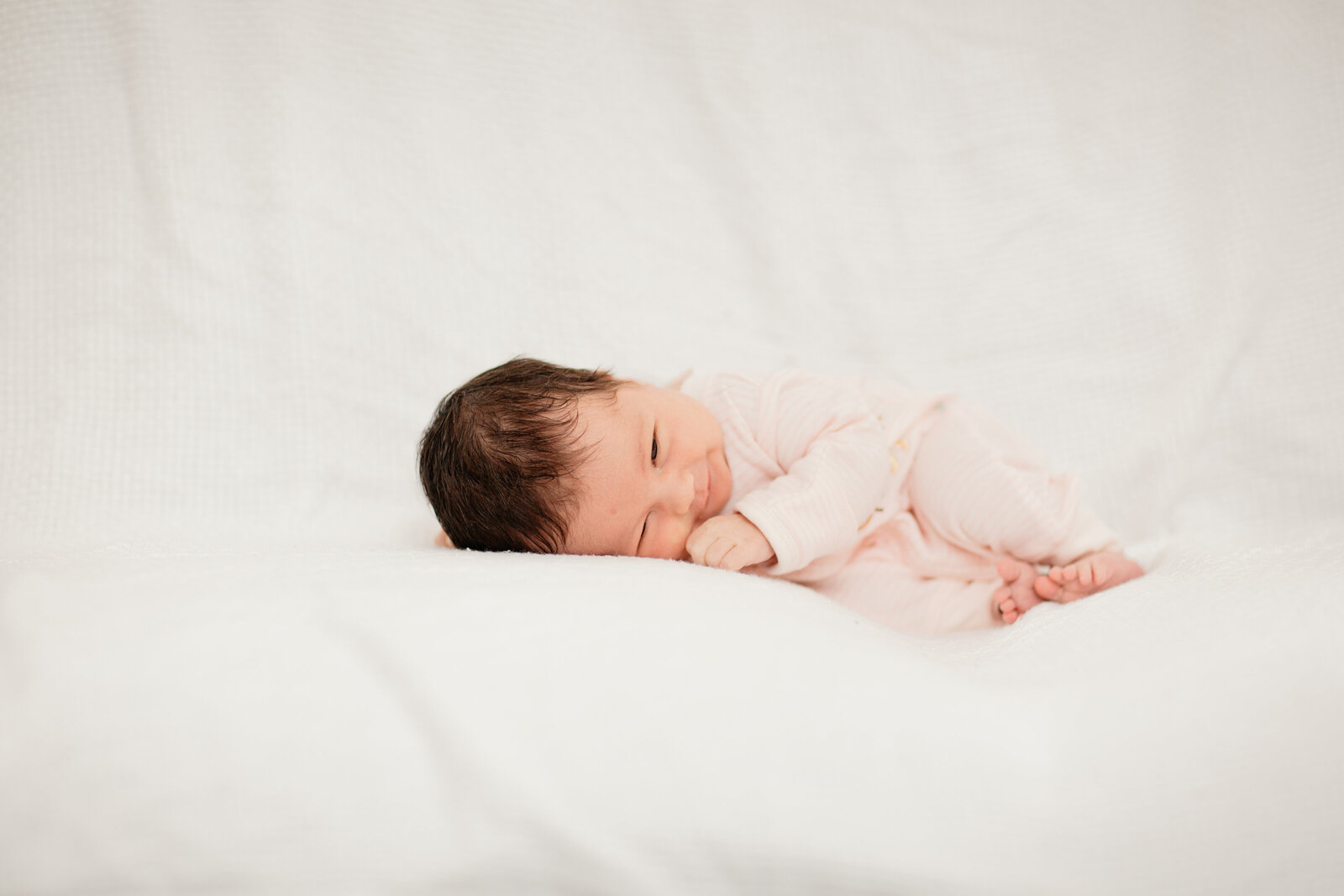 Cute newborn baby photo shoot