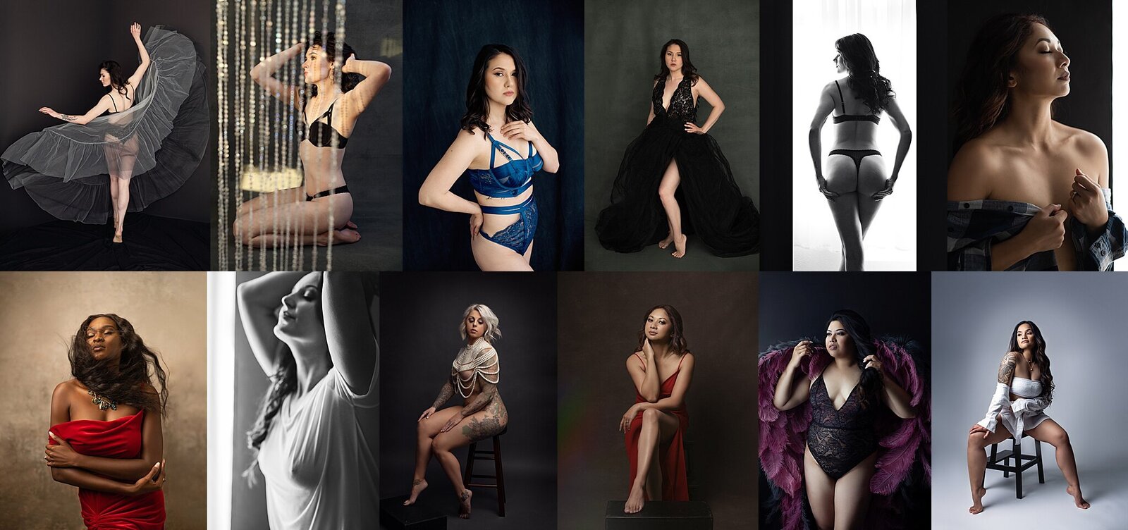 specializing in beauty boudoir, women empowerement and body positivity