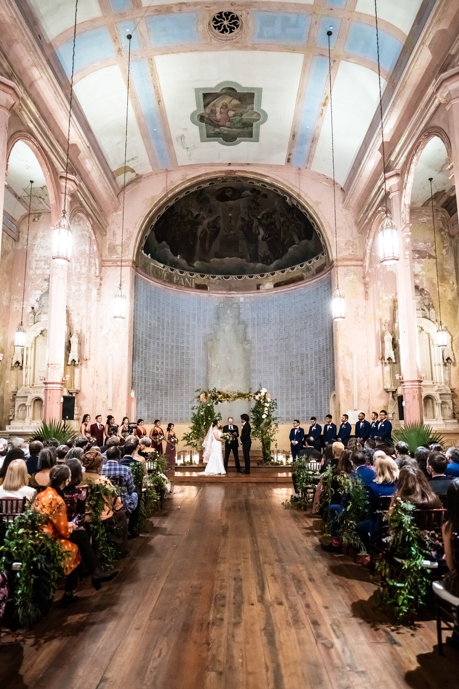 Hotel Peter and Paul wedding ceremony in New Orleans