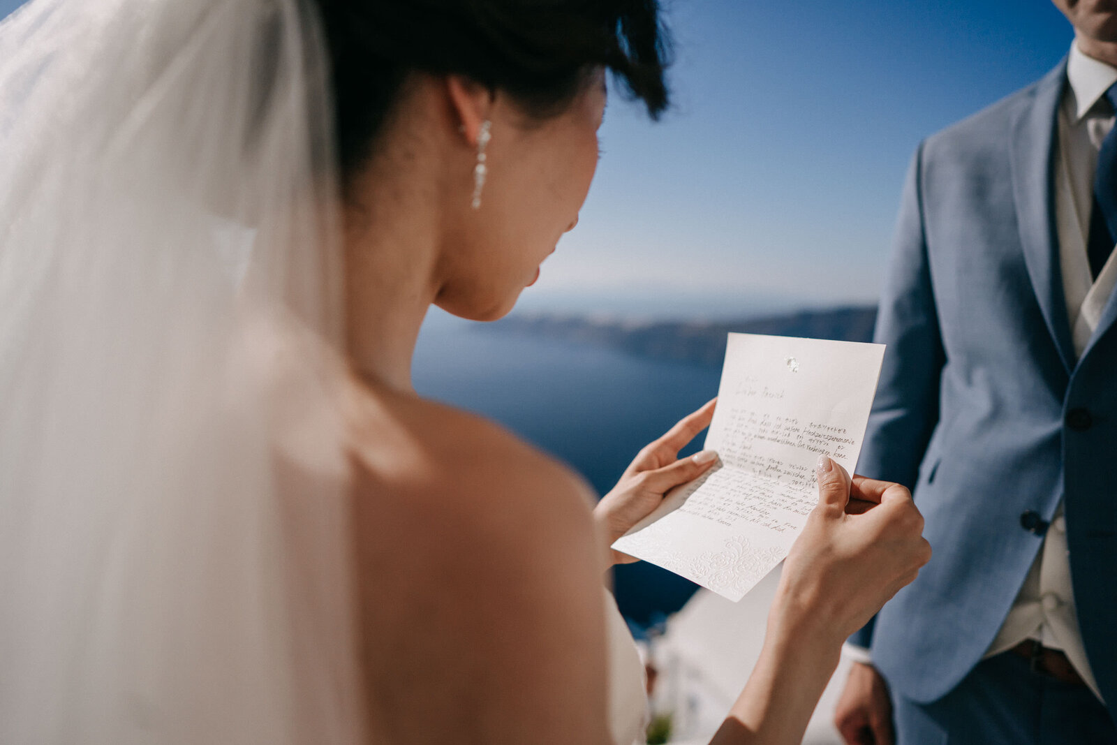 modern Minimalist for intimate wedding in santorini Greece