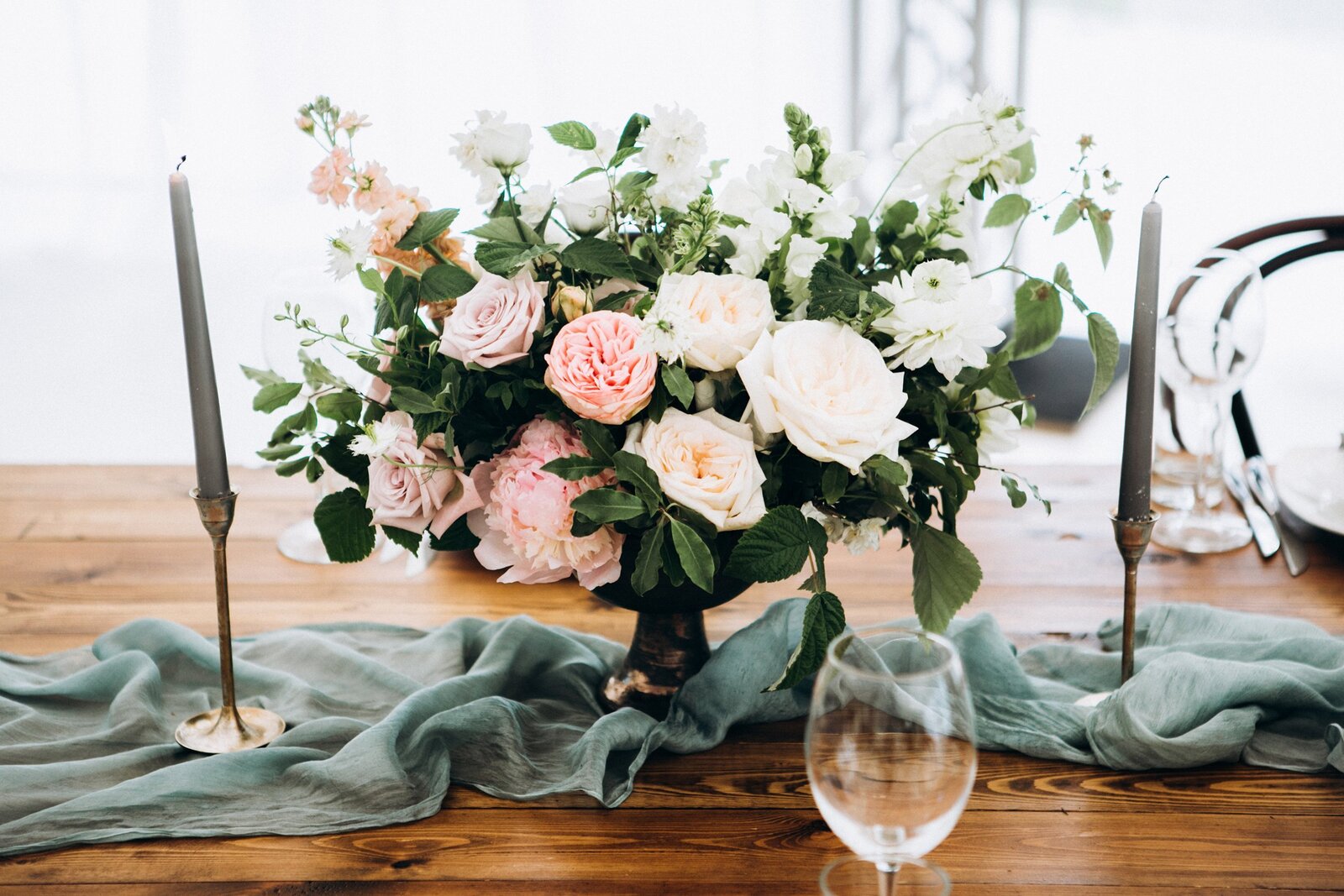 San Diego blush and blue wedding gallery